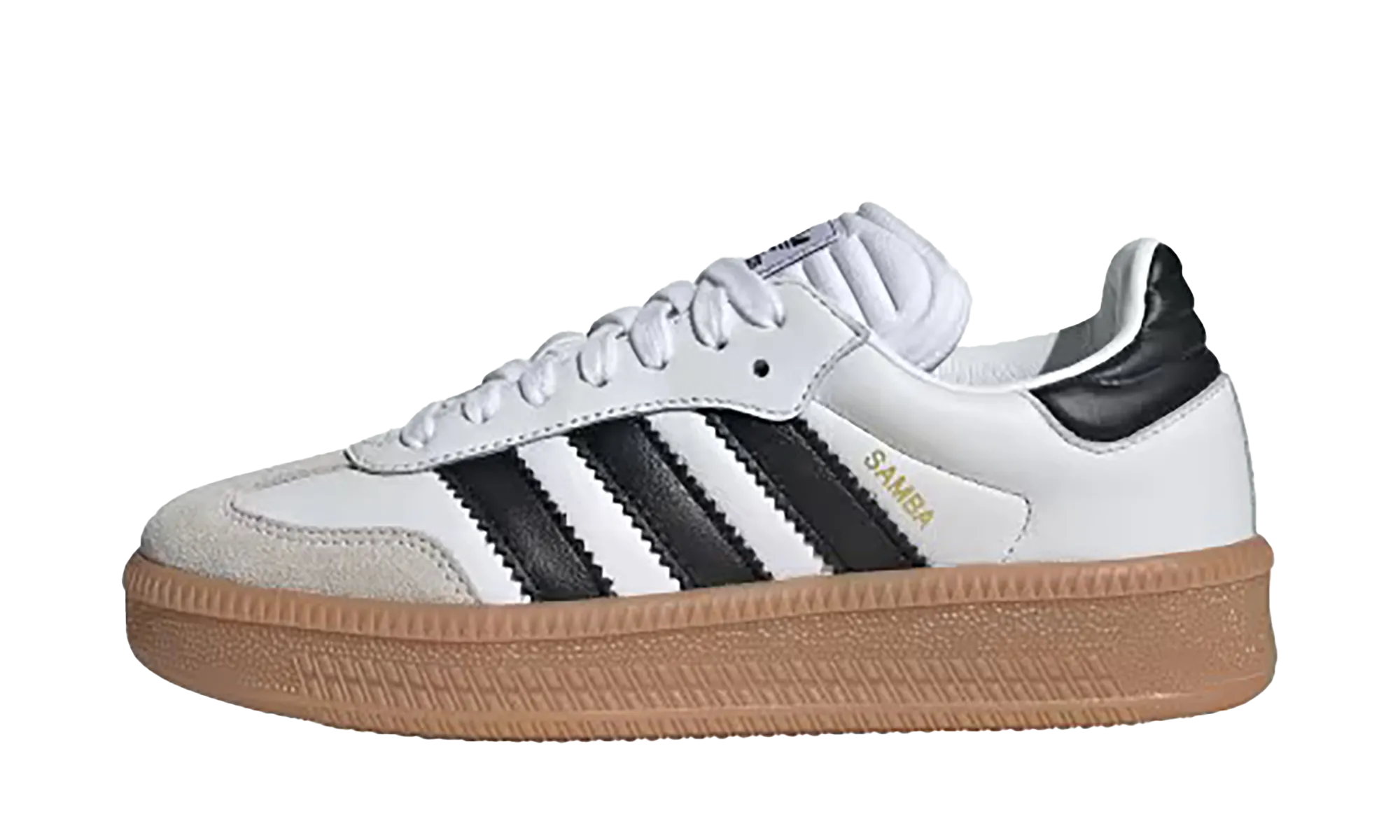 Samba XLG GS "White Black Gum" Adidas Grade School shoes