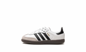 Samba OG 1 TD "White Black Gum" adidas toddler soft sneakers
