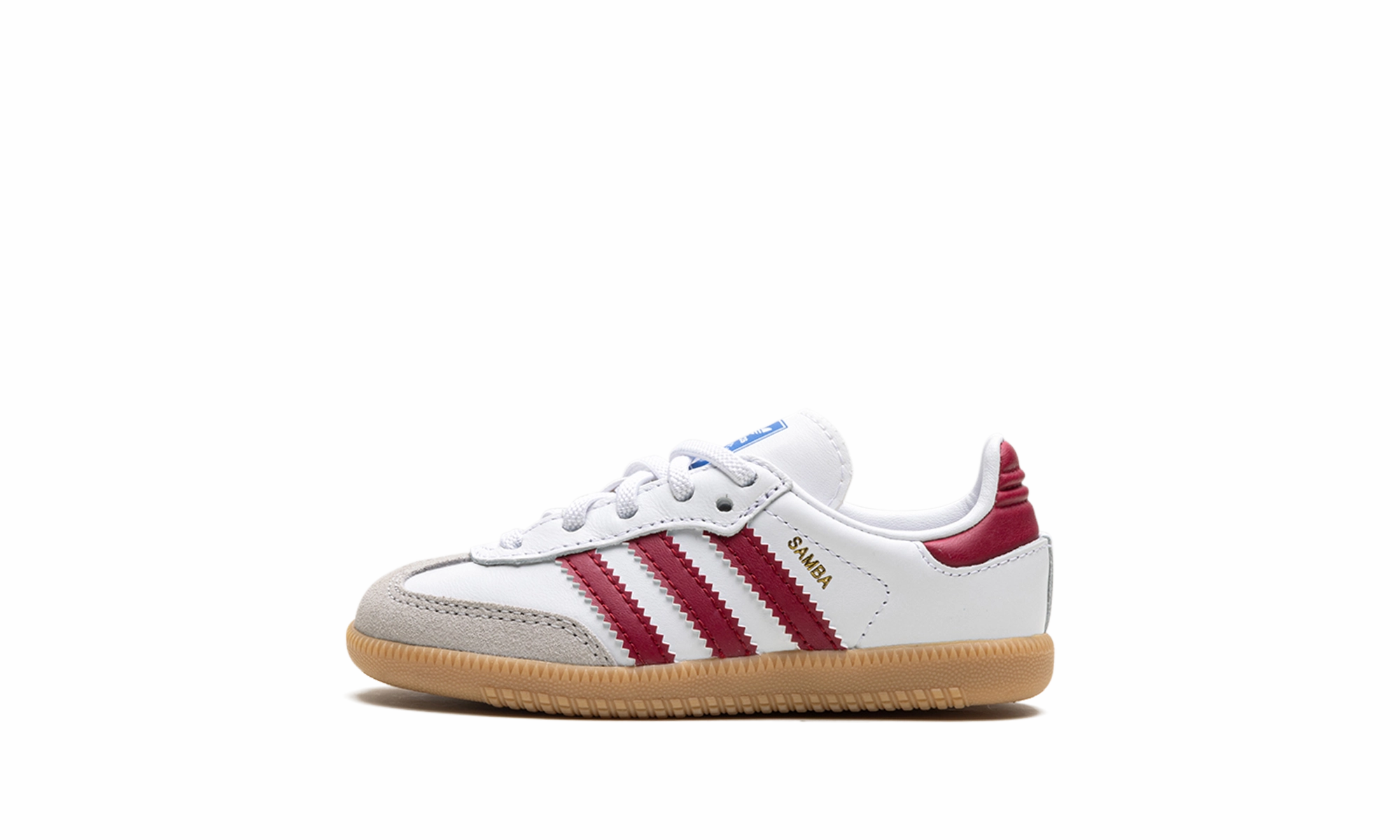 Samba Og EL TD "Burgundy Gum" adidas toddler soft sneakers