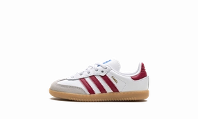 Samba Og EL TD "Burgundy Gum" adidas toddler soft sneakers