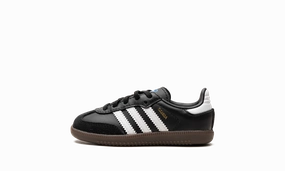 Samba OG TD "Black White Gum" adidas toddler soft sneakers