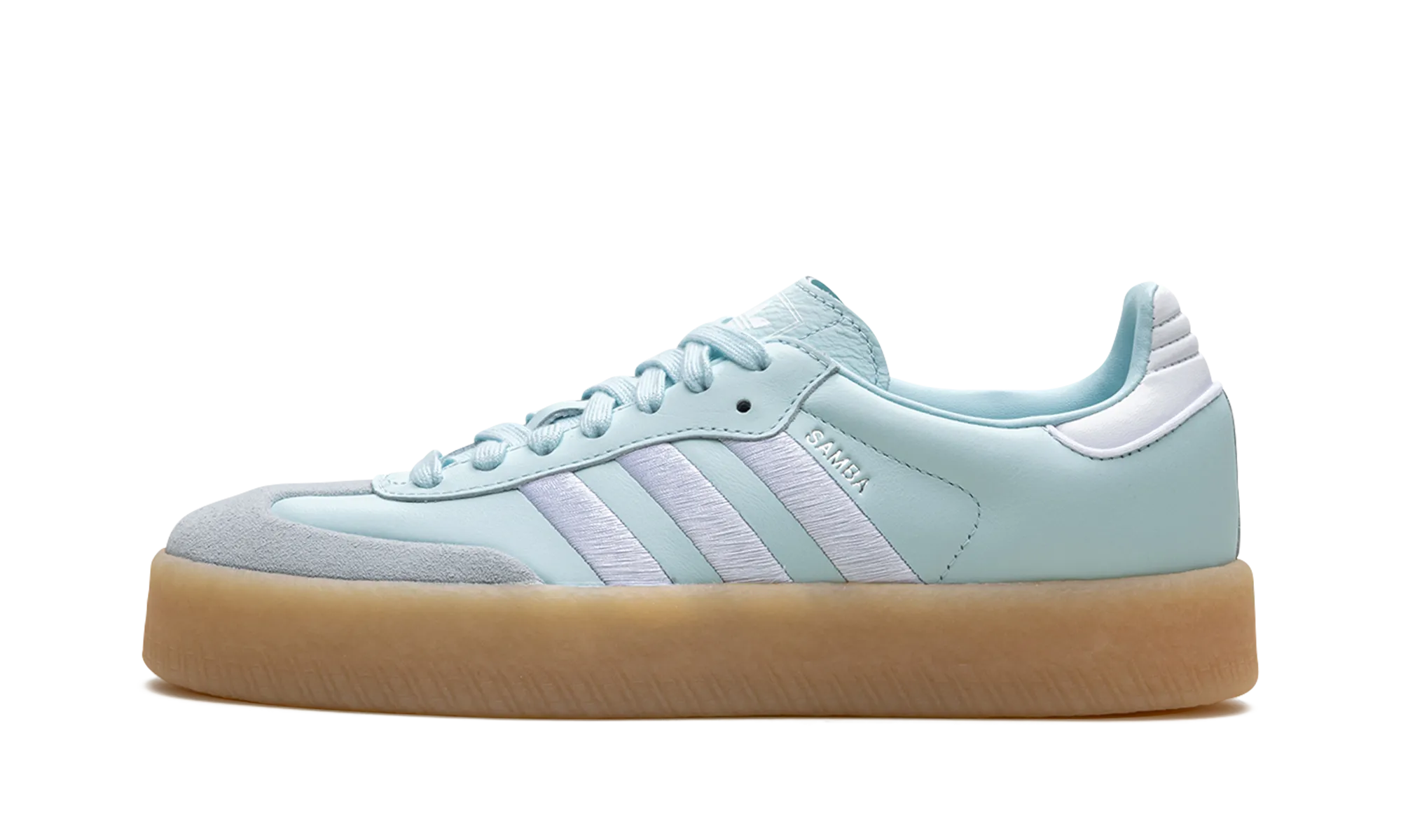 Sambae WMNS "Almost Blue Silver Metallic Gum" Adidas Women's styles