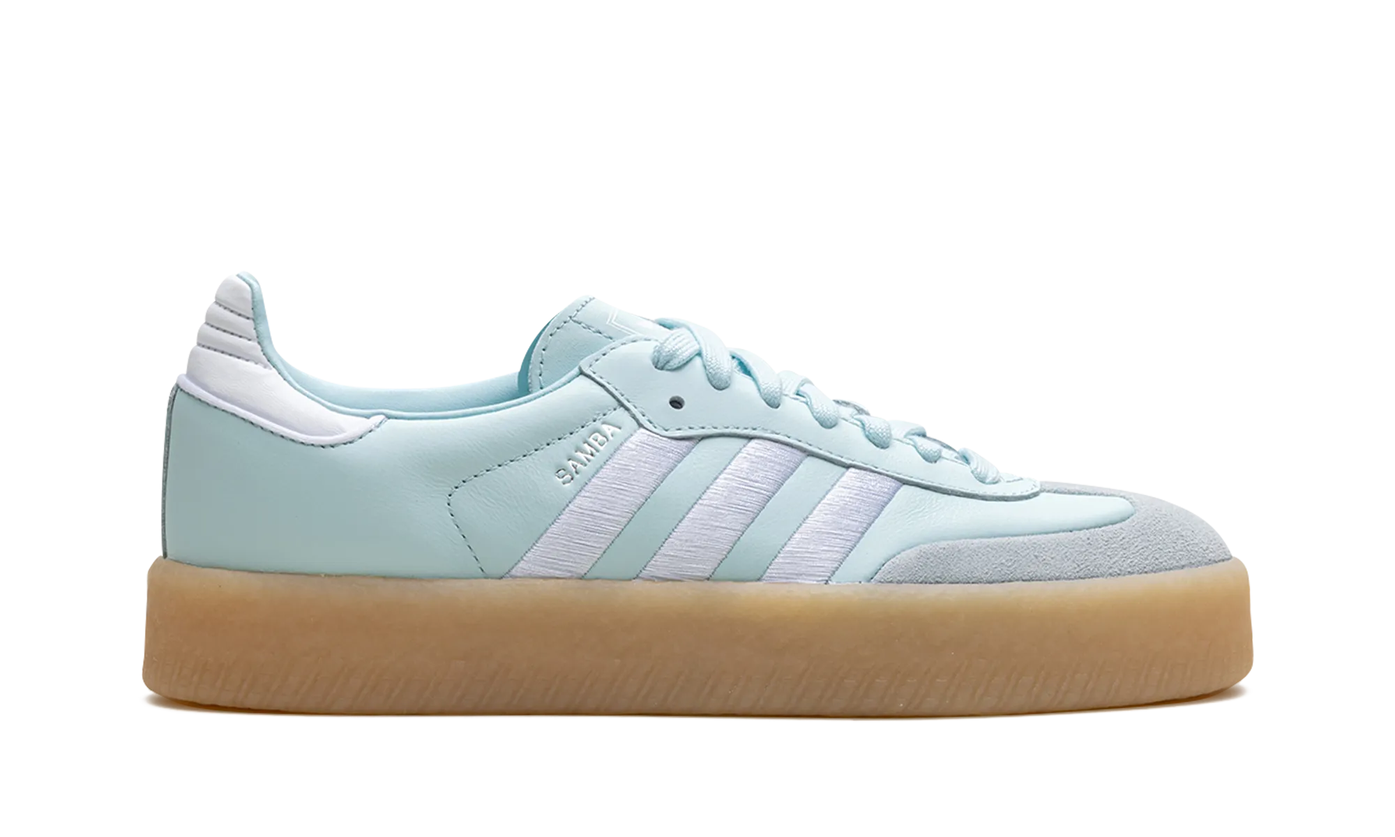 Sambae WMNS "Almost Blue Silver Metallic Gum" adidas stylish womens sneakers