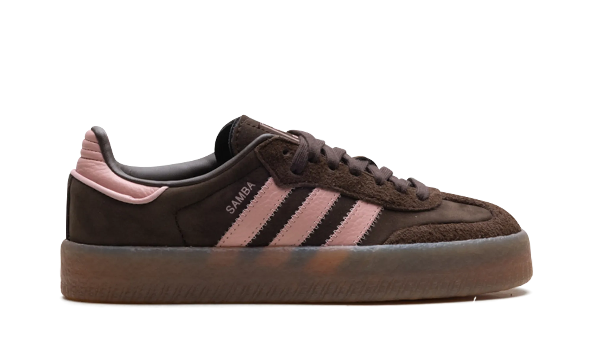 Sambae WMNS "Dark Brown Wonder Mauve" adidas stylish womens sneakers