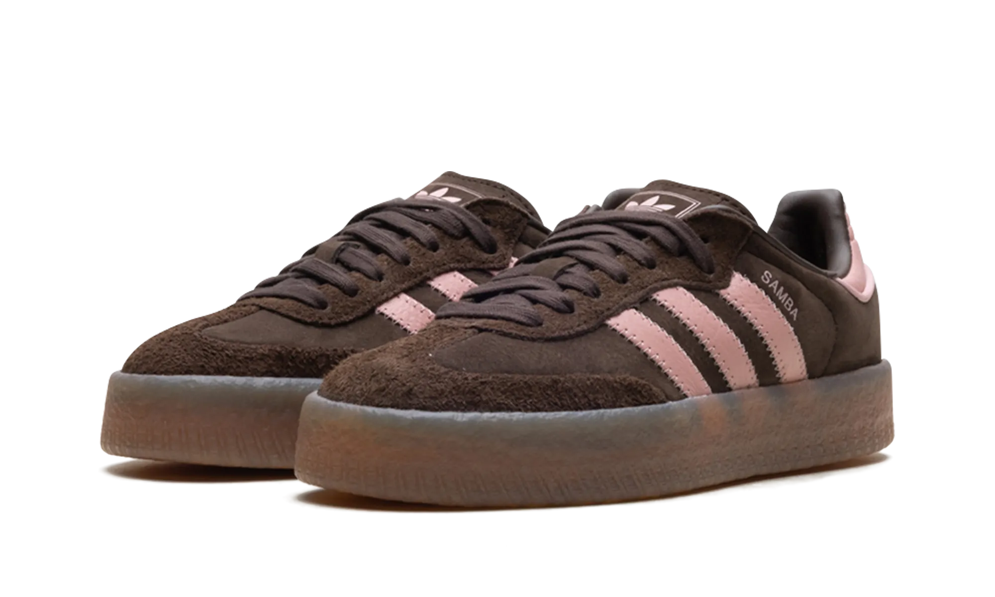 Sambae WMNS "Dark Brown Wonder Mauve" adidas stylish womens sneakers