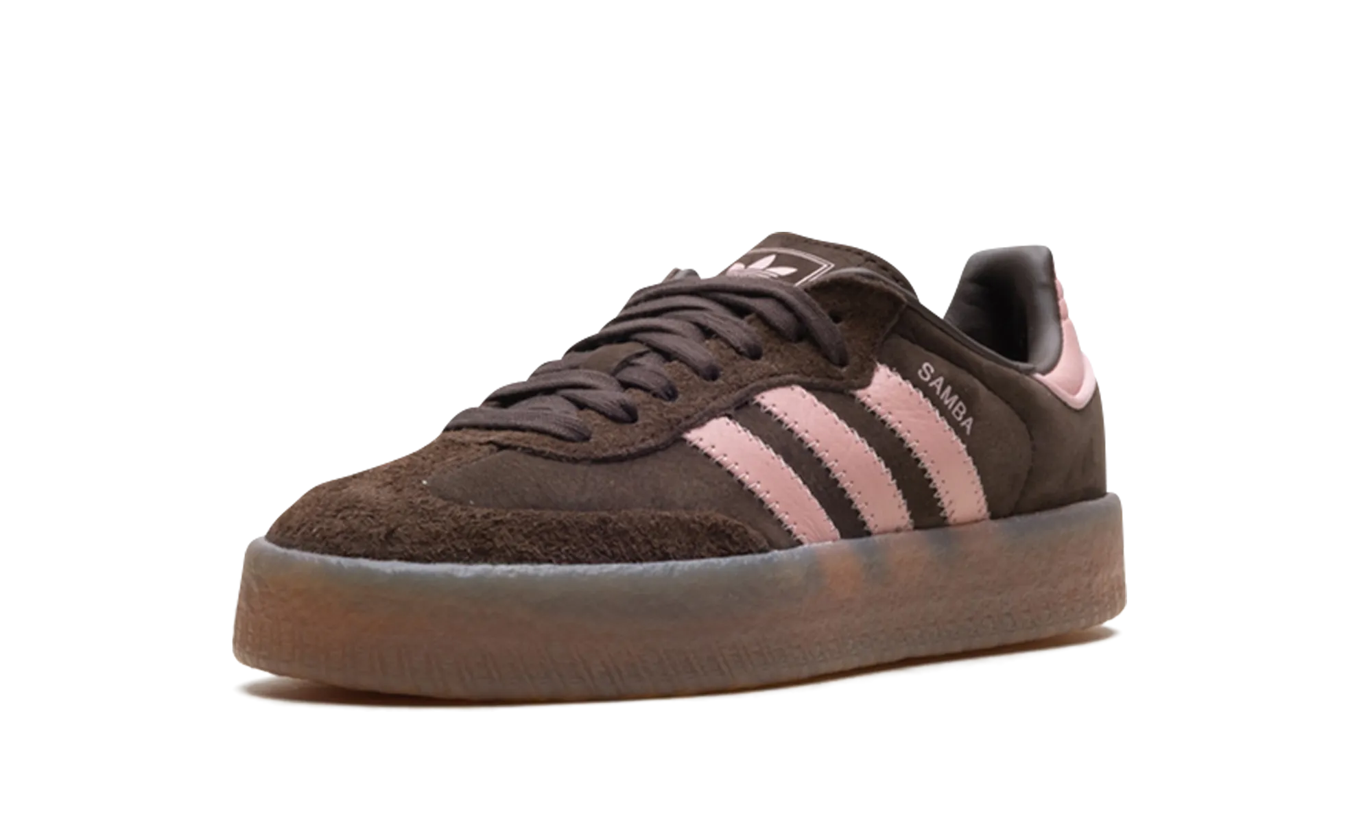 Sambae WMNS "Dark Brown Wonder Mauve" adidas stylish womens sneakers