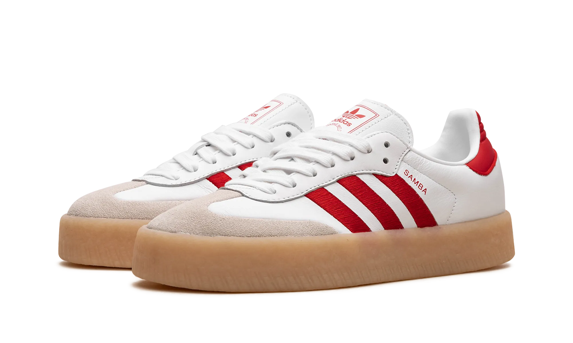 SAMBAE WMNS "White / Red" adidas stylish womens sneakers