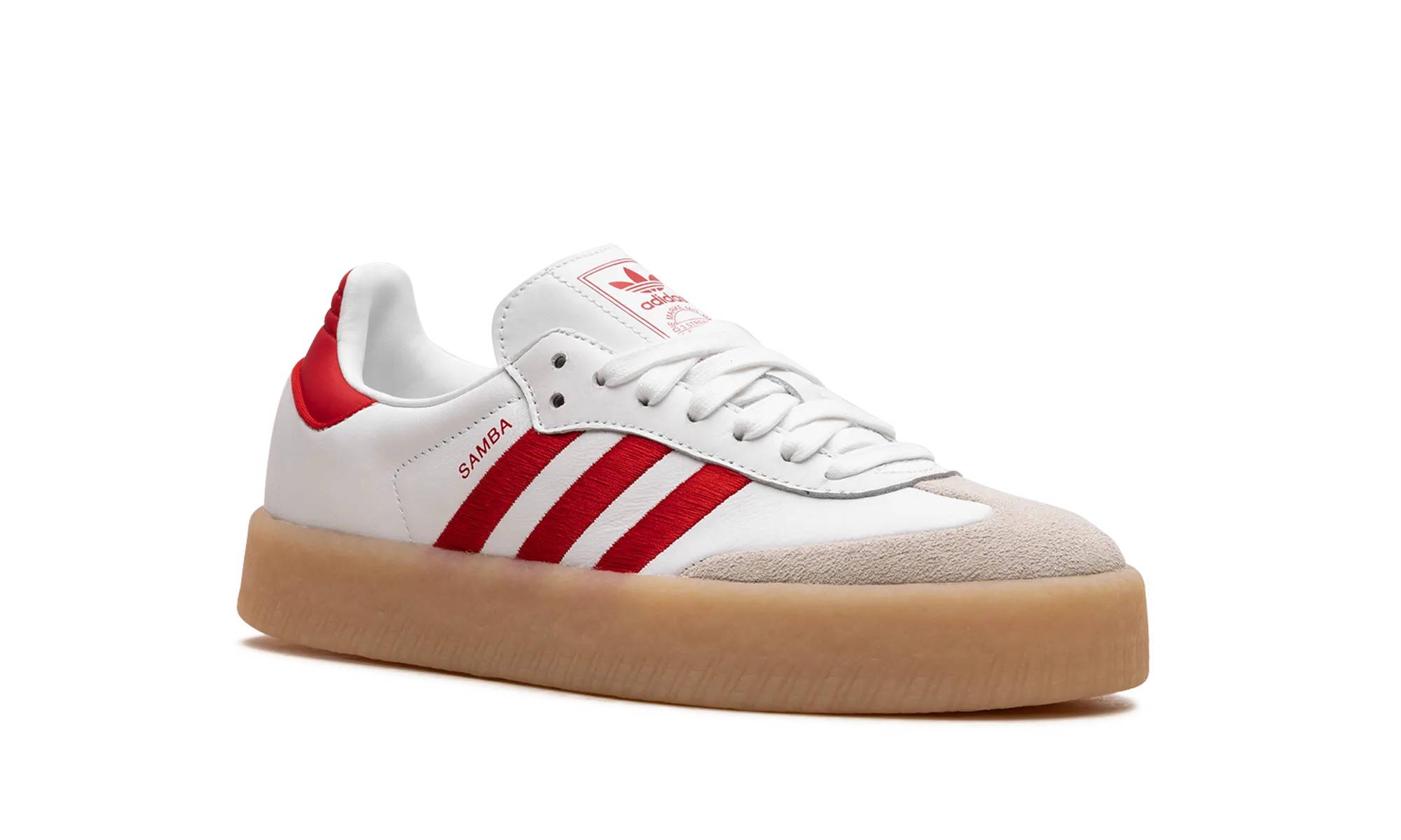 SAMBAE WMNS "White / Red" adidas stylish womens sneakers