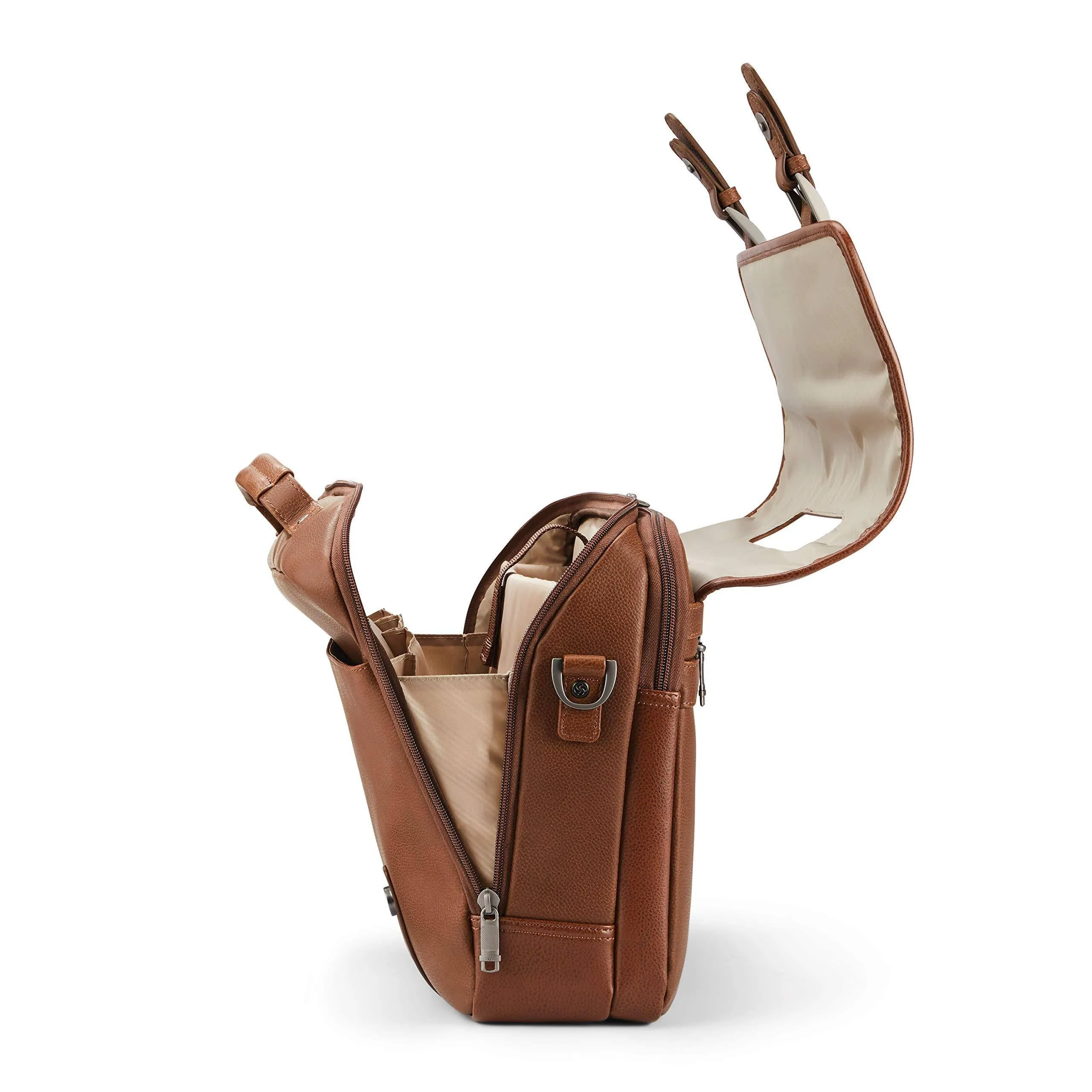 Samsonite Classic Leather Flapover Bags Samsonite