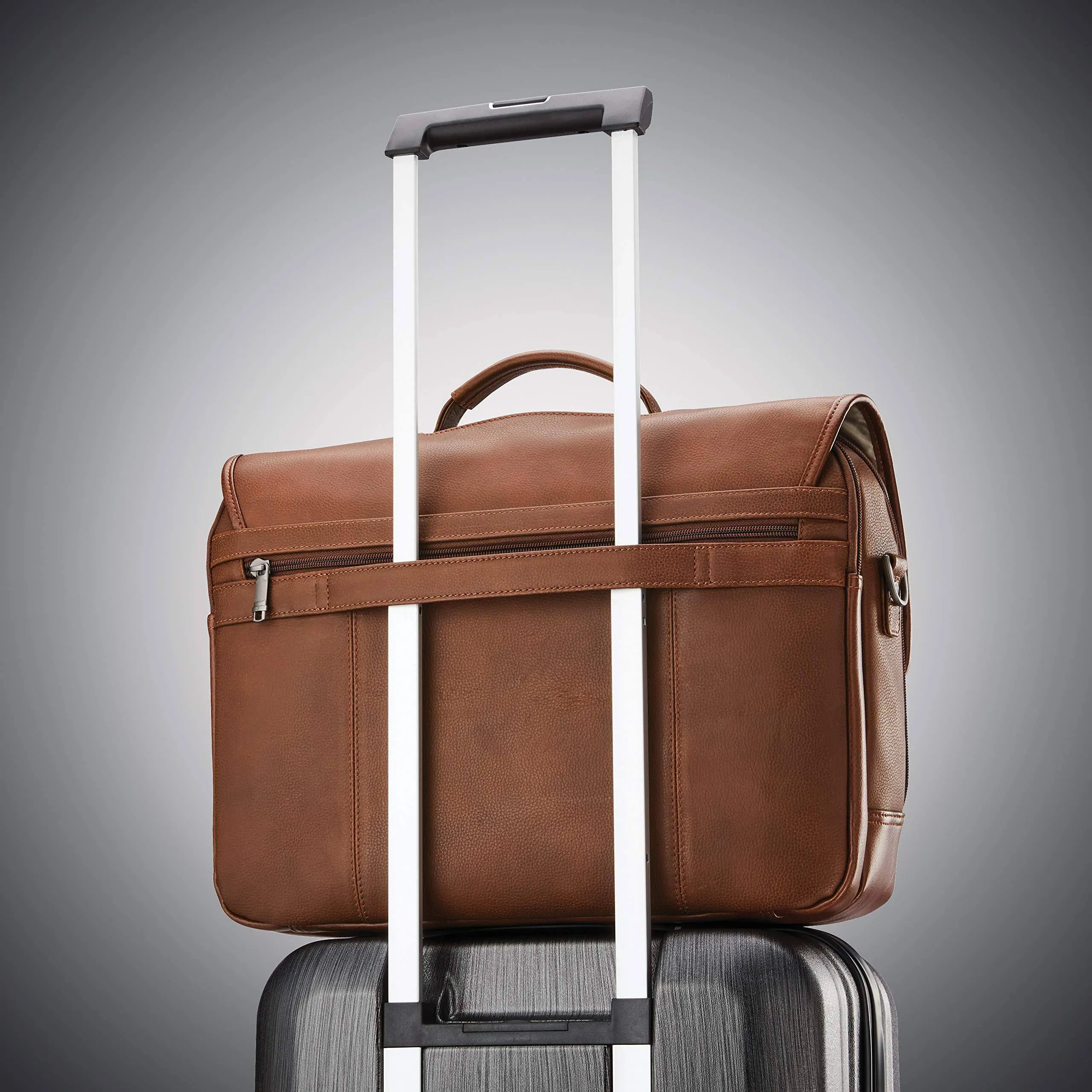 Samsonite Classic Leather Flapover Bags Samsonite