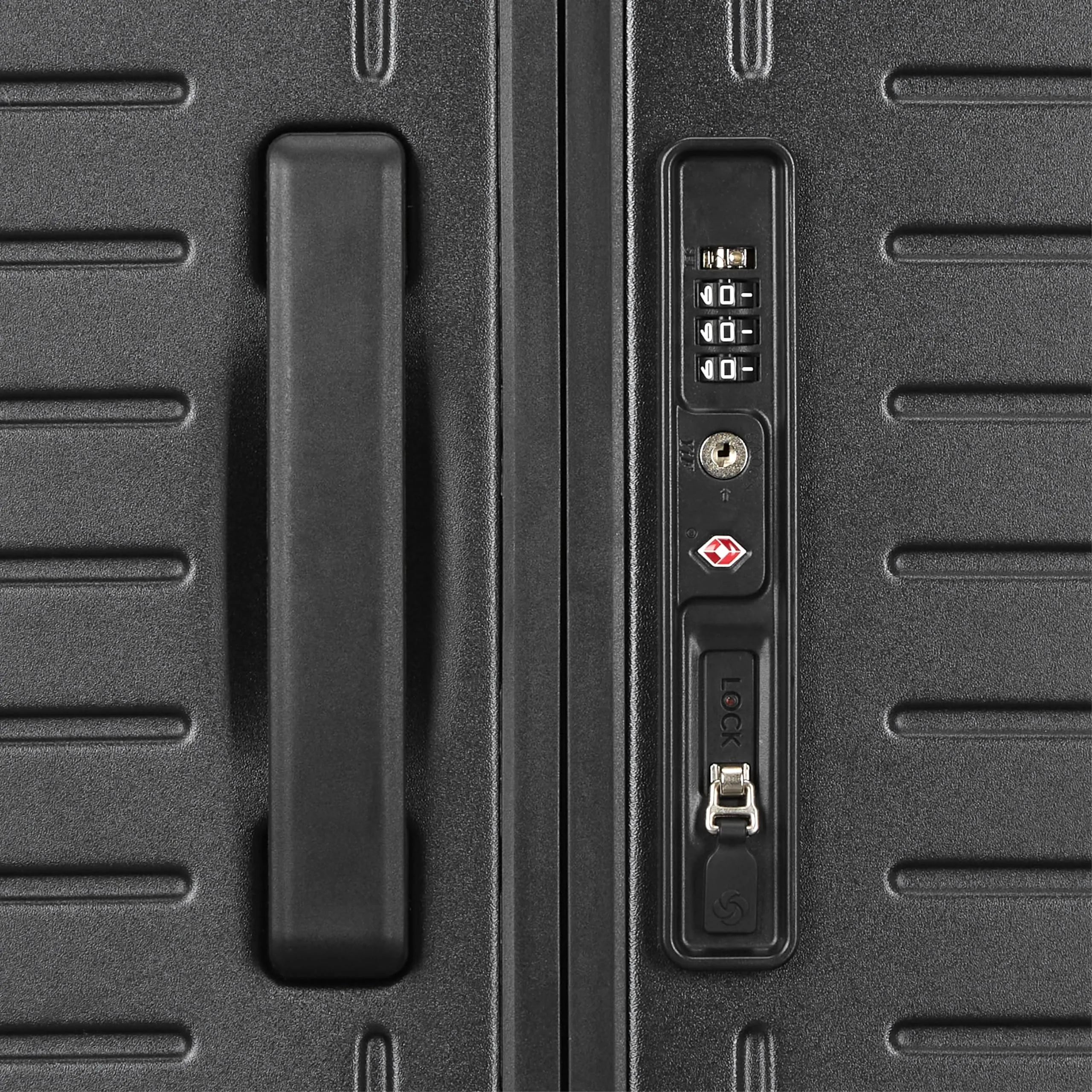 Samsonite Framelock Max Hardside Luggage with Spinner Wheels, Lightweight zipper-less (Large Spinner) Bags Samsonite
