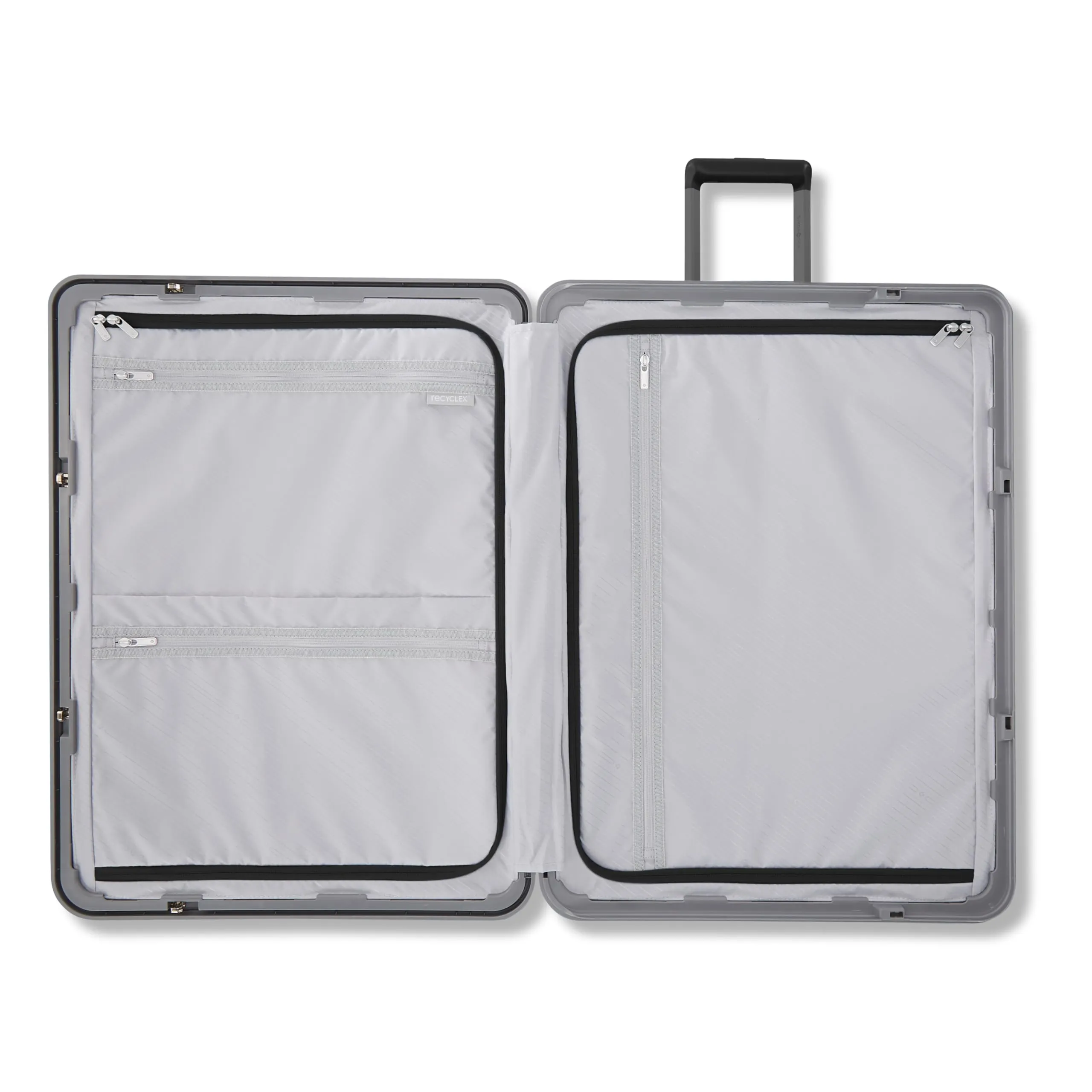 Samsonite Framelock Max Hardside Luggage with Spinner Wheels, Lightweight zipper-less (Large Spinner) Bags Samsonite