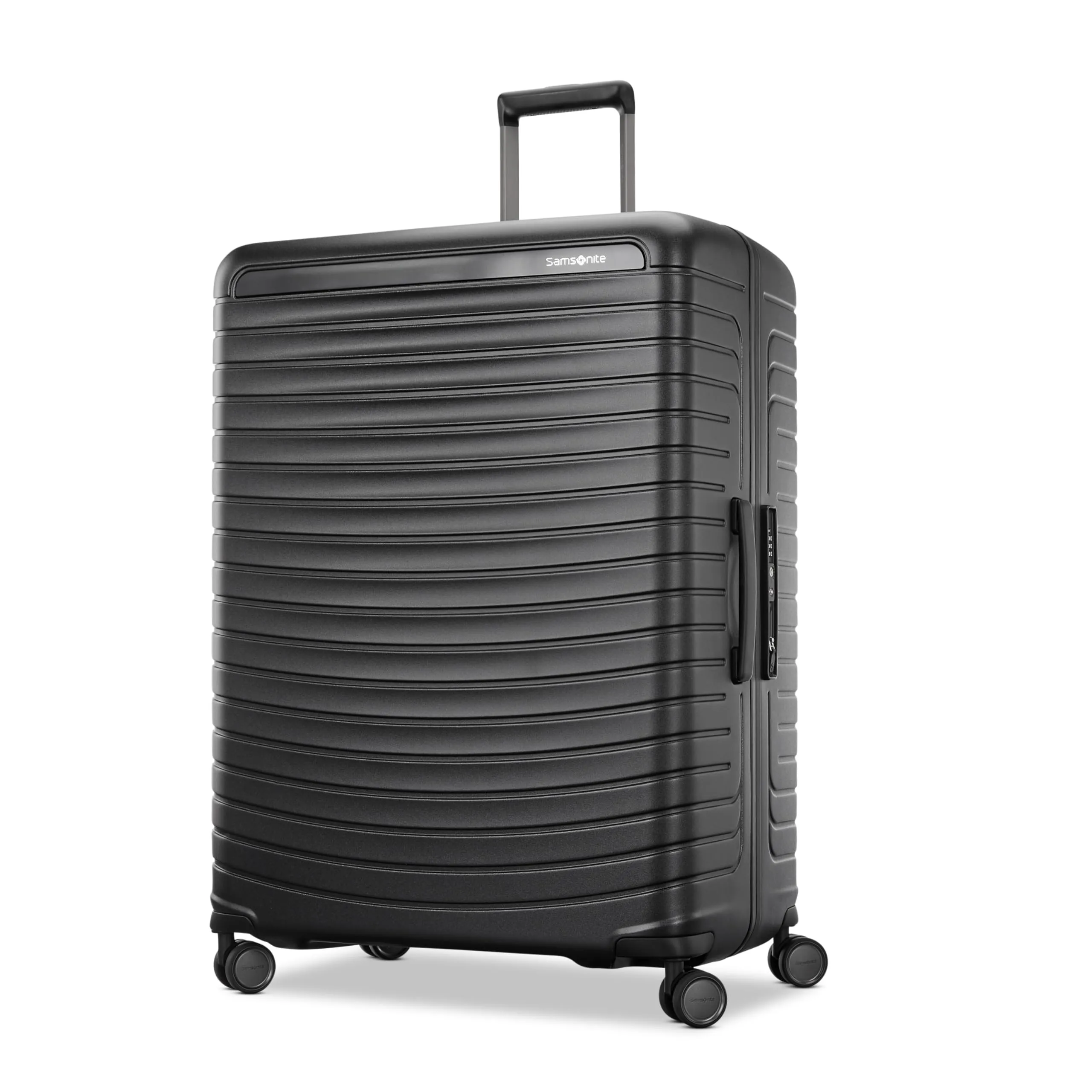 Samsonite Framelock Max Hardside Luggage with Spinner Wheels, Lightweight zipper-less (Large Spinner) Bags Samsonite