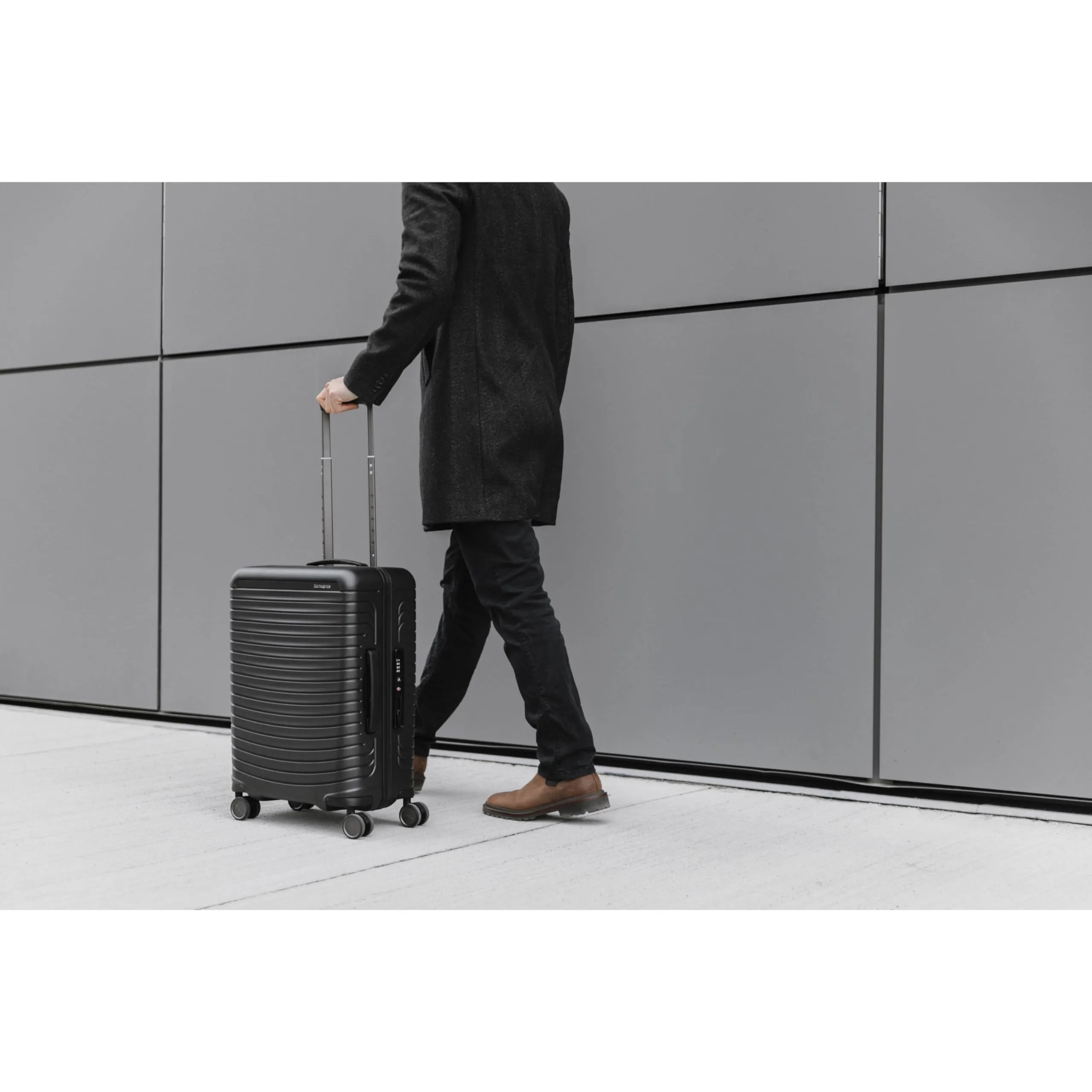 Samsonite Framelock Max Hardside Luggage with Spinner Wheels, Lightweight zipper-less (Large Spinner) Bags Samsonite
