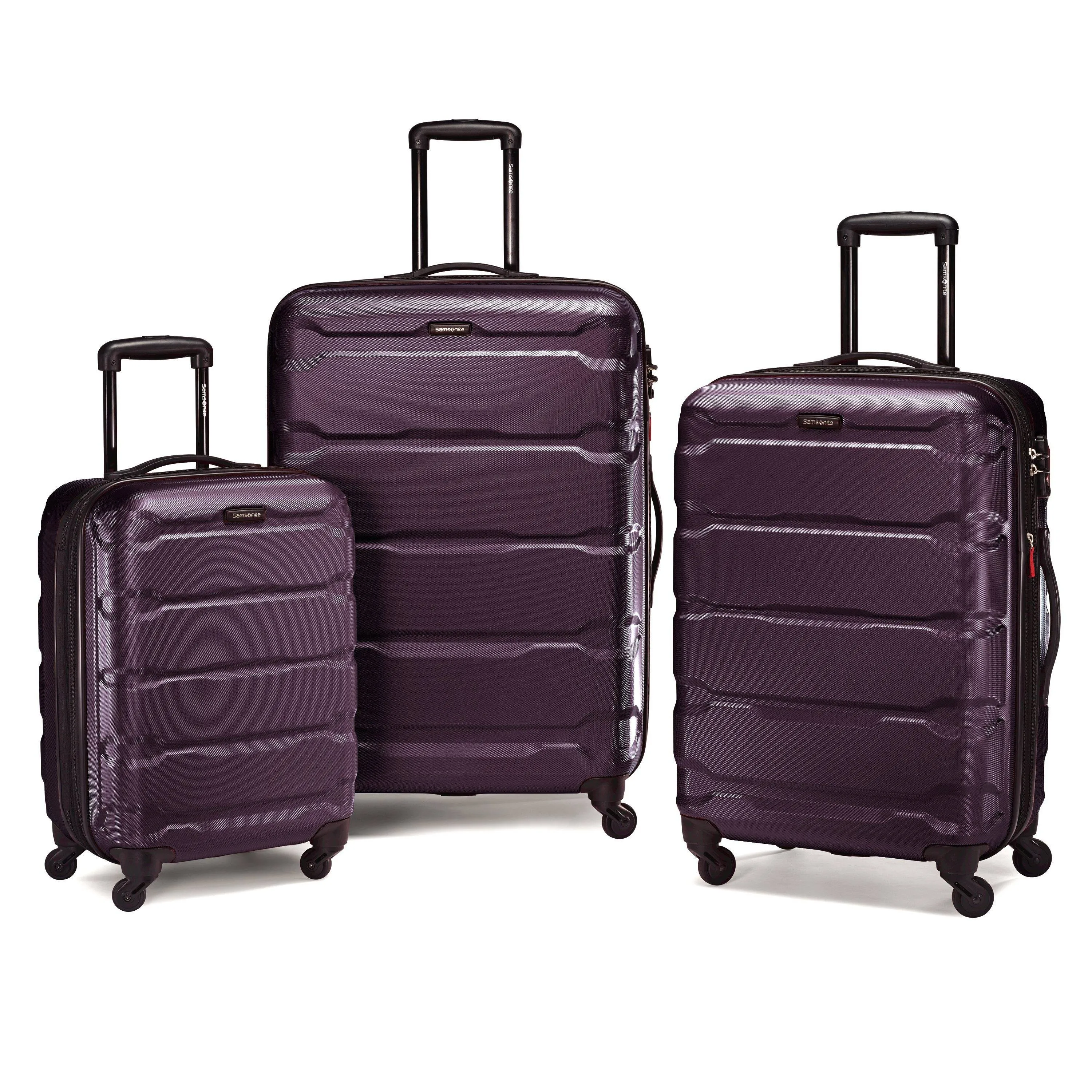 Samsonite Omni PC 3 Piece Set (20"/24"/28") Hardshell 4-Wheel Luggage Sets Bags Samsonite