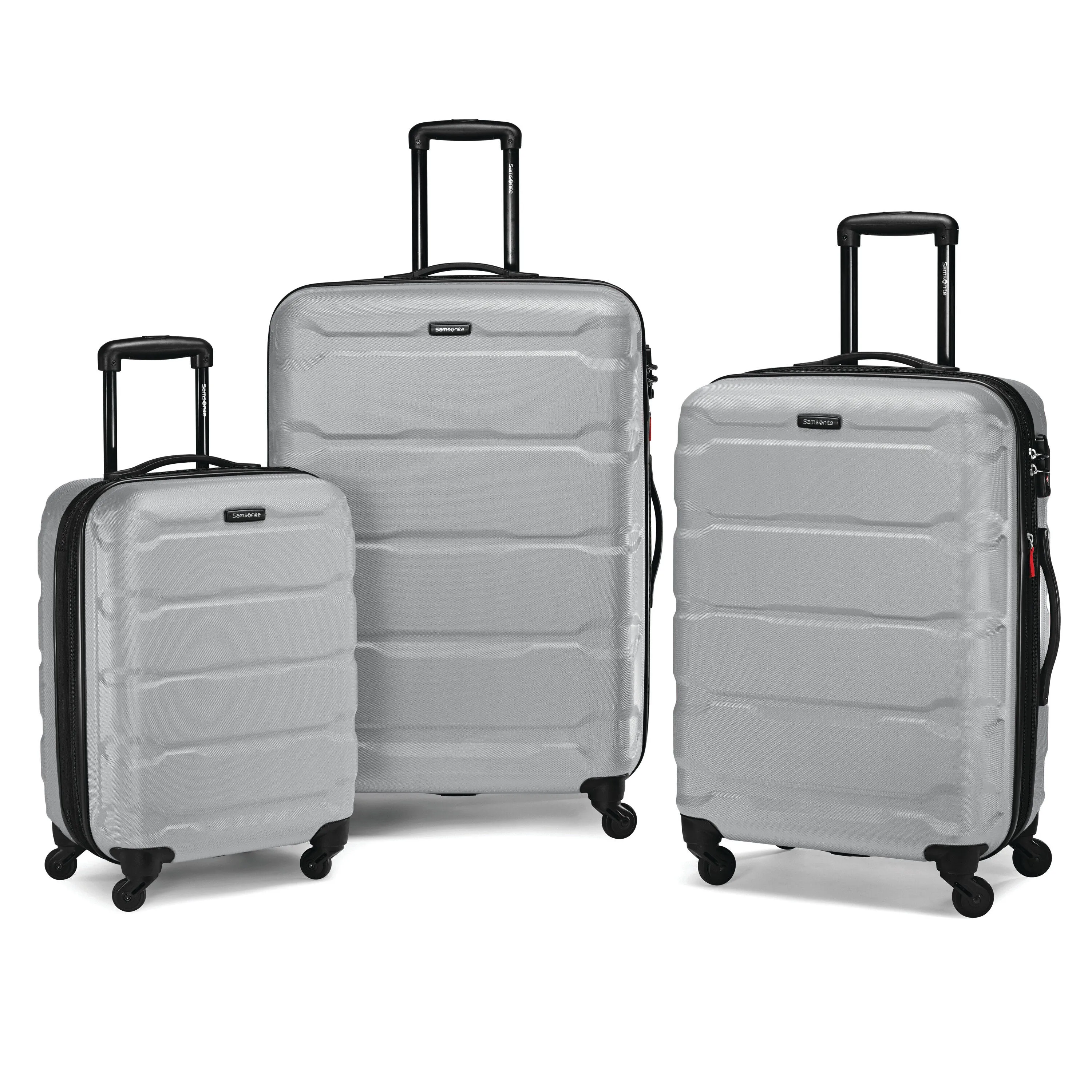 Samsonite Omni PC 3 Piece Set (20"/24"/28") Hardshell 4-Wheel Luggage Sets Bags Samsonite