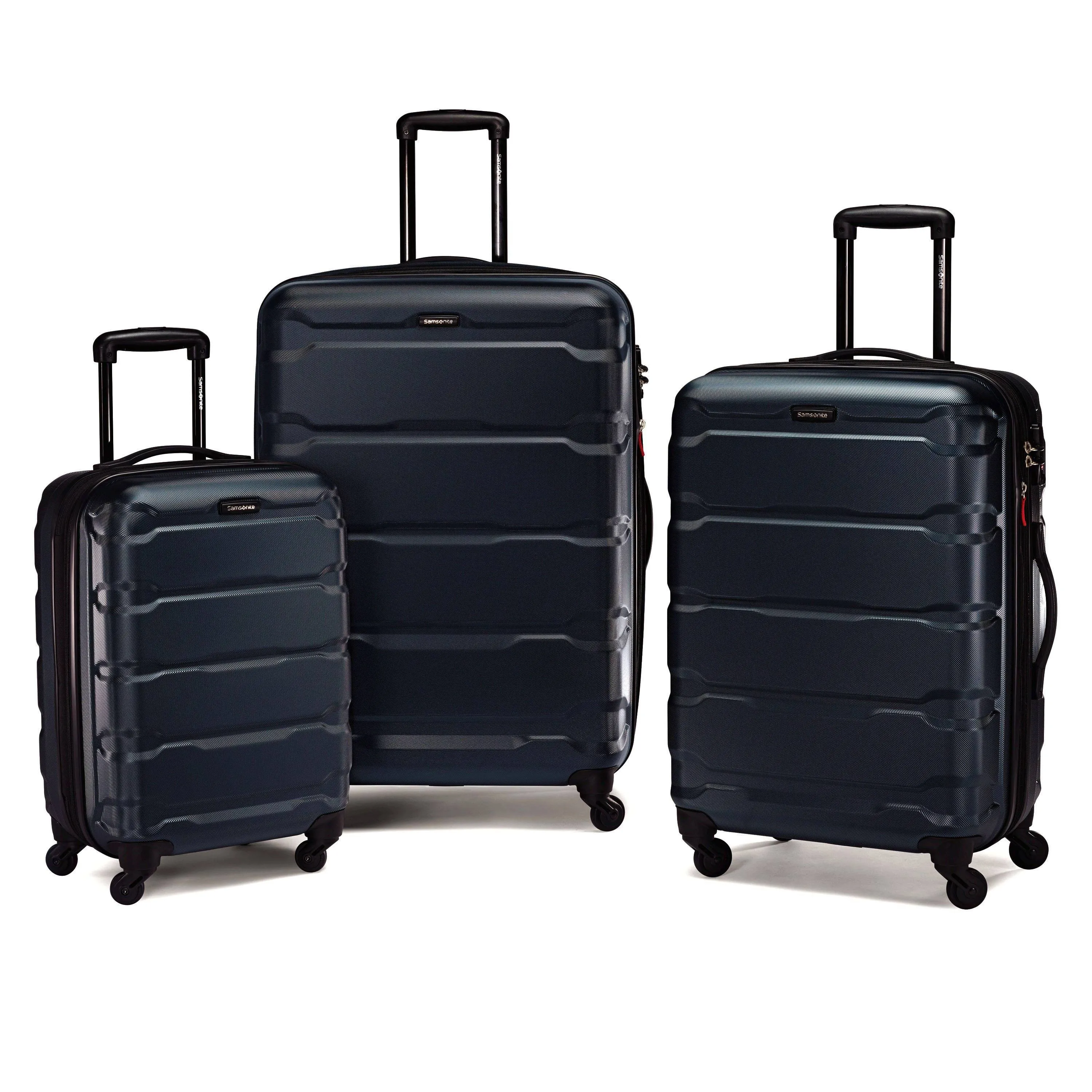 Samsonite Omni PC 3 Piece Set (20"/24"/28") Hardshell 4-Wheel Luggage Sets Bags Samsonite