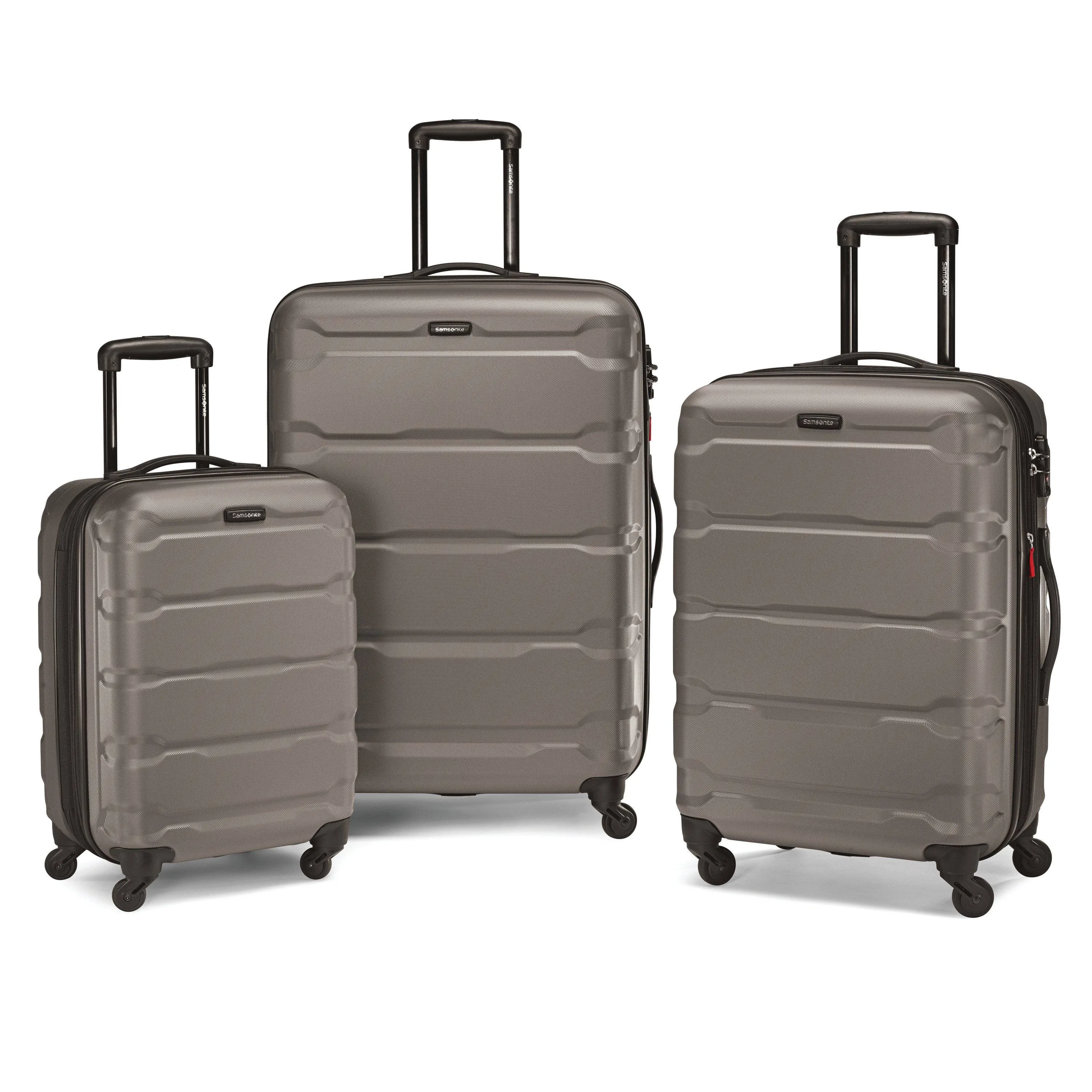 Samsonite Omni PC 3 Piece Set (20"/24"/28") Hardshell 4-Wheel Luggage Sets Bags Samsonite