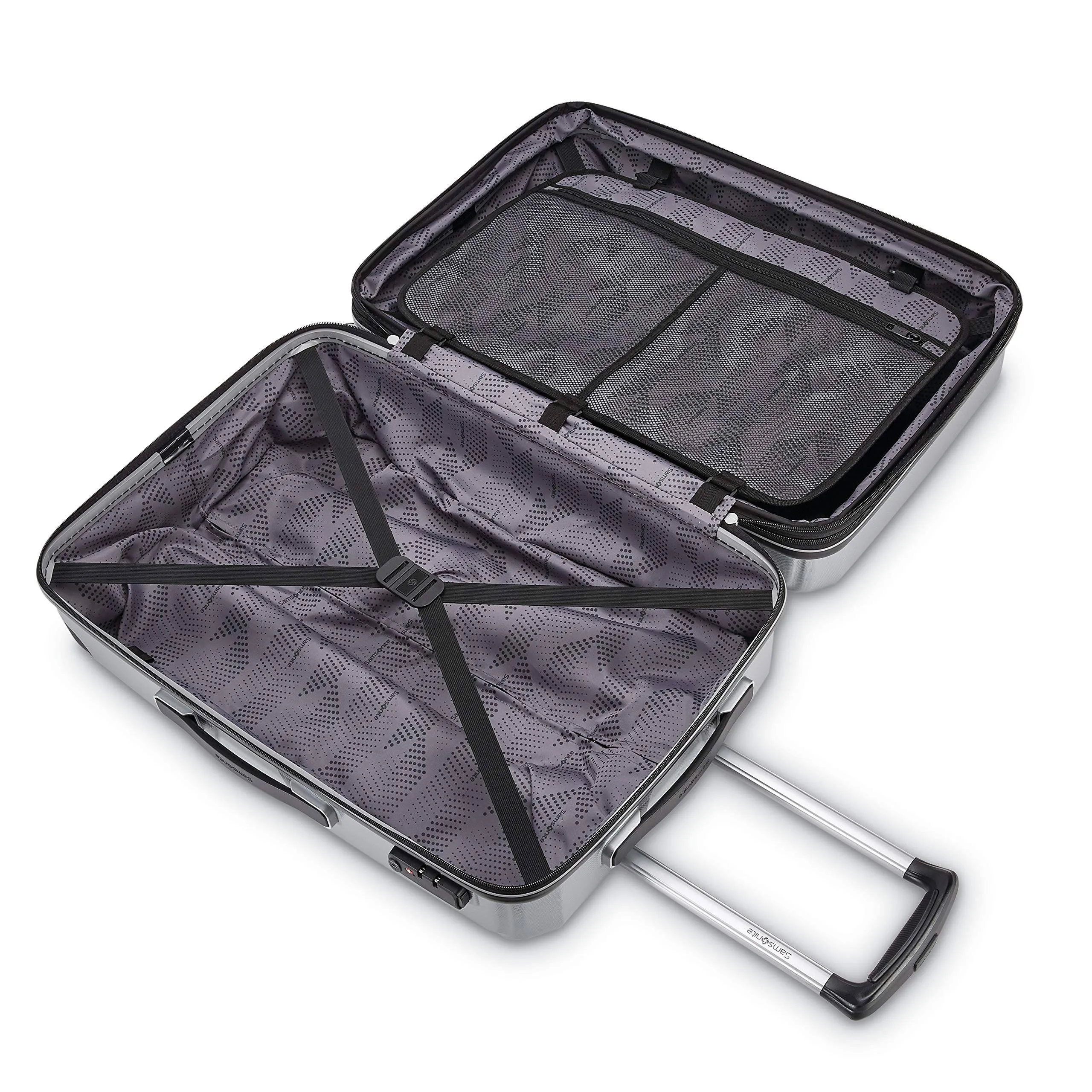 Samsonite Winfield 3 DLX Checked-Medium 25-Inch 4-Wheel Medium Luggage Bags Samsonite