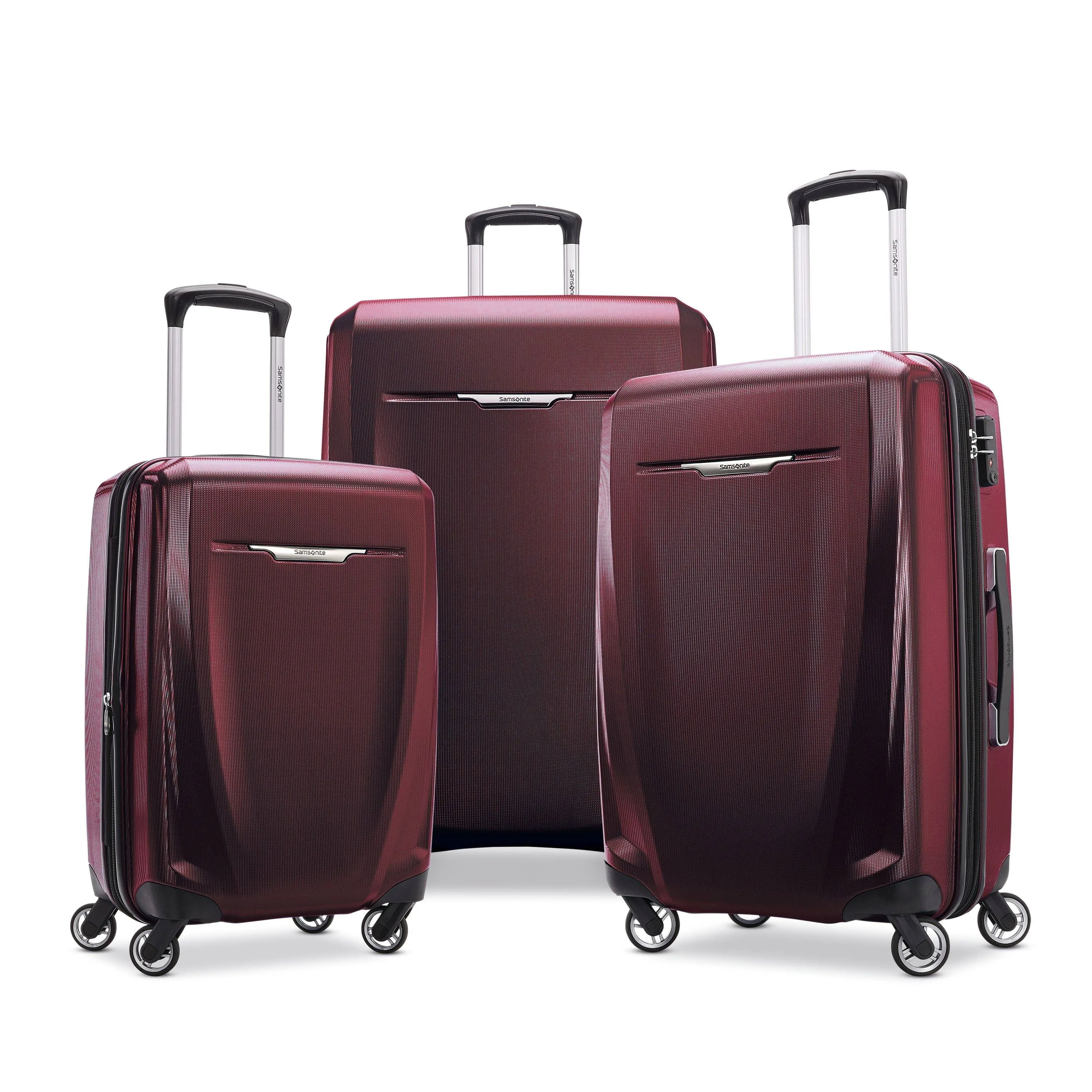 Samsonite Winfield 3 DLX Checked-Medium 25-Inch 4-Wheel Medium Luggage Bags Samsonite