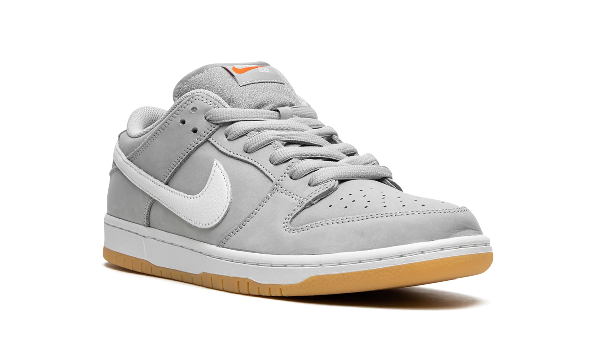 SB Dunk Low Pro ISO "Grey / Gum" nike breathable mens trainers