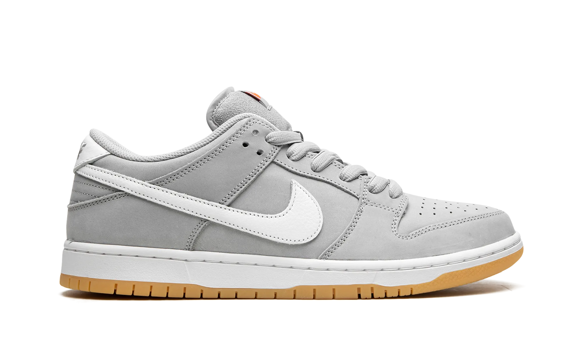 SB Dunk Low Pro ISO "Grey / Gum" nike breathable mens trainers