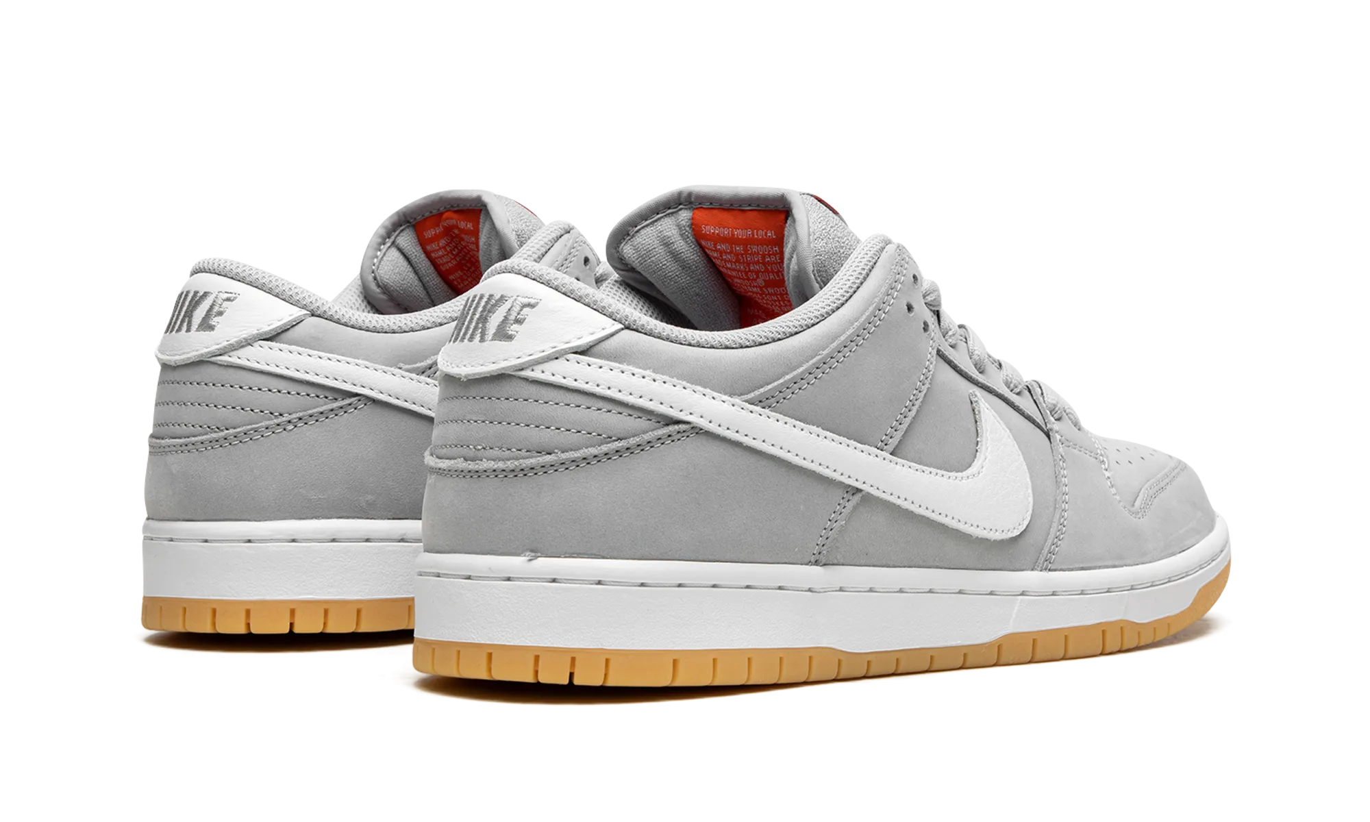 SB Dunk Low Pro ISO "Grey / Gum" nike breathable mens trainers