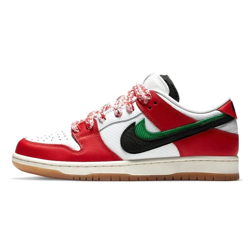 SB Dunk Low Pro QS Habib Chile Red Black White Iconic Sneakers