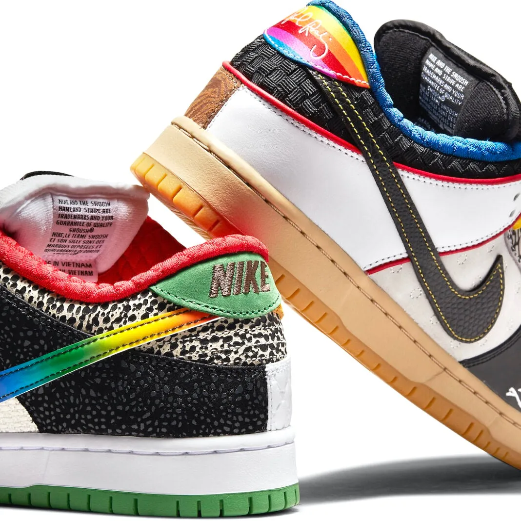 SB Dunk Low Pro QS What The Paul Sports Red Varsity Maize Rouge Sport Iconic Sneakers