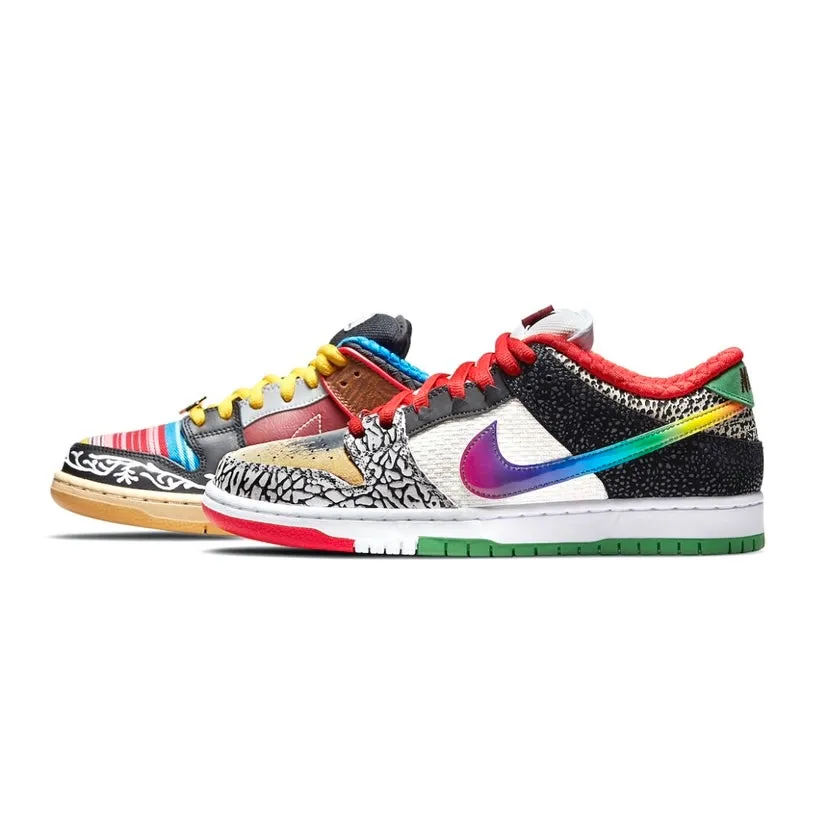 SB Dunk Low Pro QS What The Paul Sports Red Varsity Maize Rouge Sport Iconic Sneakers