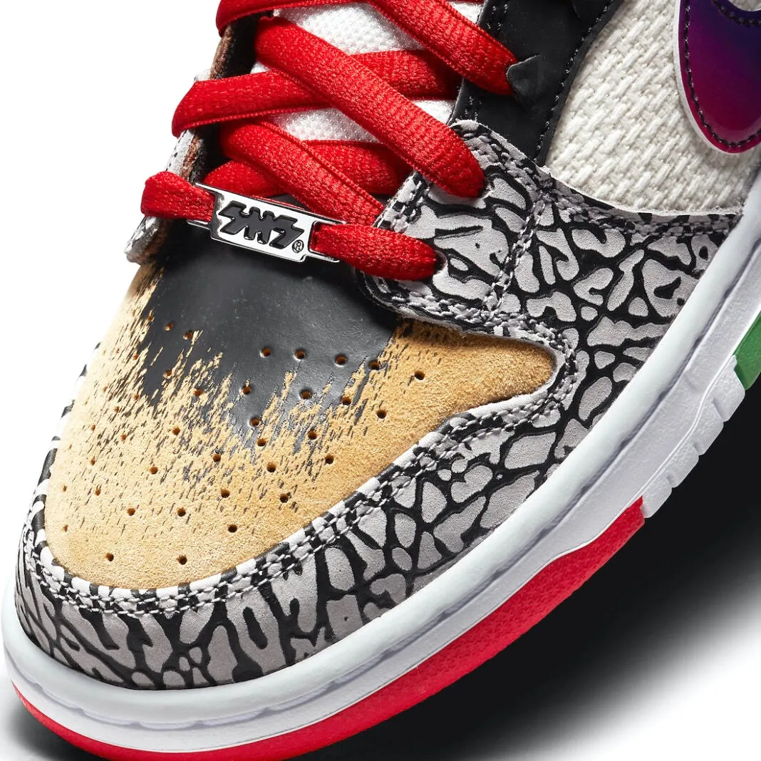 SB Dunk Low Pro QS What The Paul Sports Red Varsity Maize Rouge Sport Iconic Sneakers