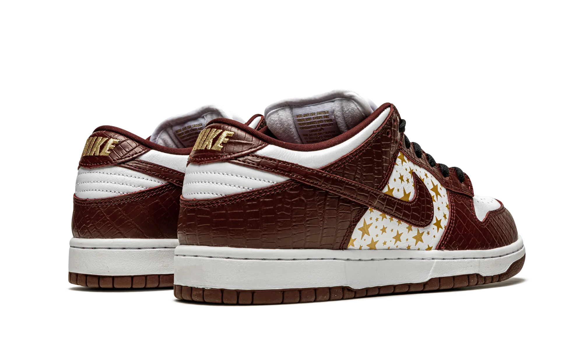 SB Dunk Low "Supreme - Stars - Barkroot Brown" nike breathable mens trainers