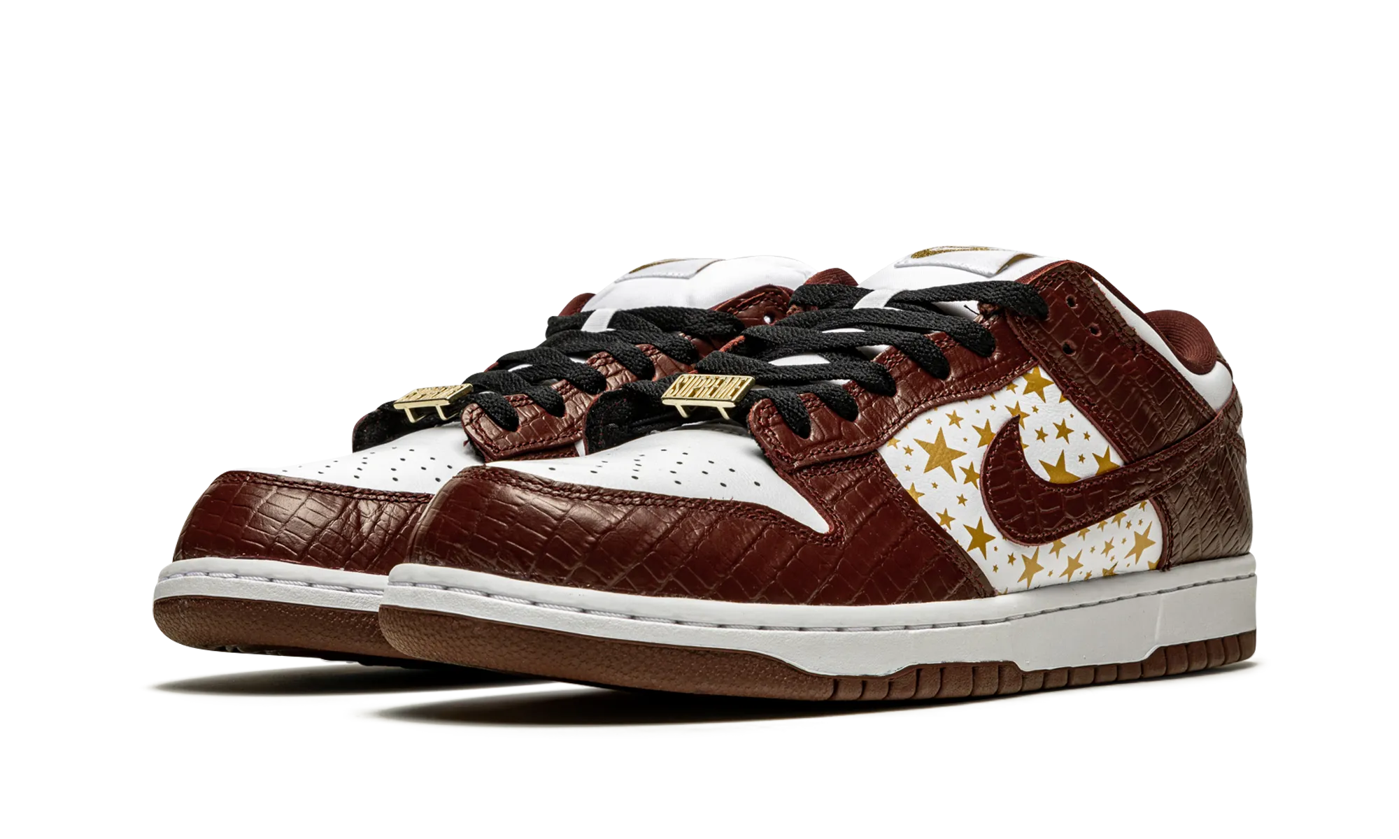 SB Dunk Low "Supreme - Stars - Barkroot Brown" nike breathable mens trainers