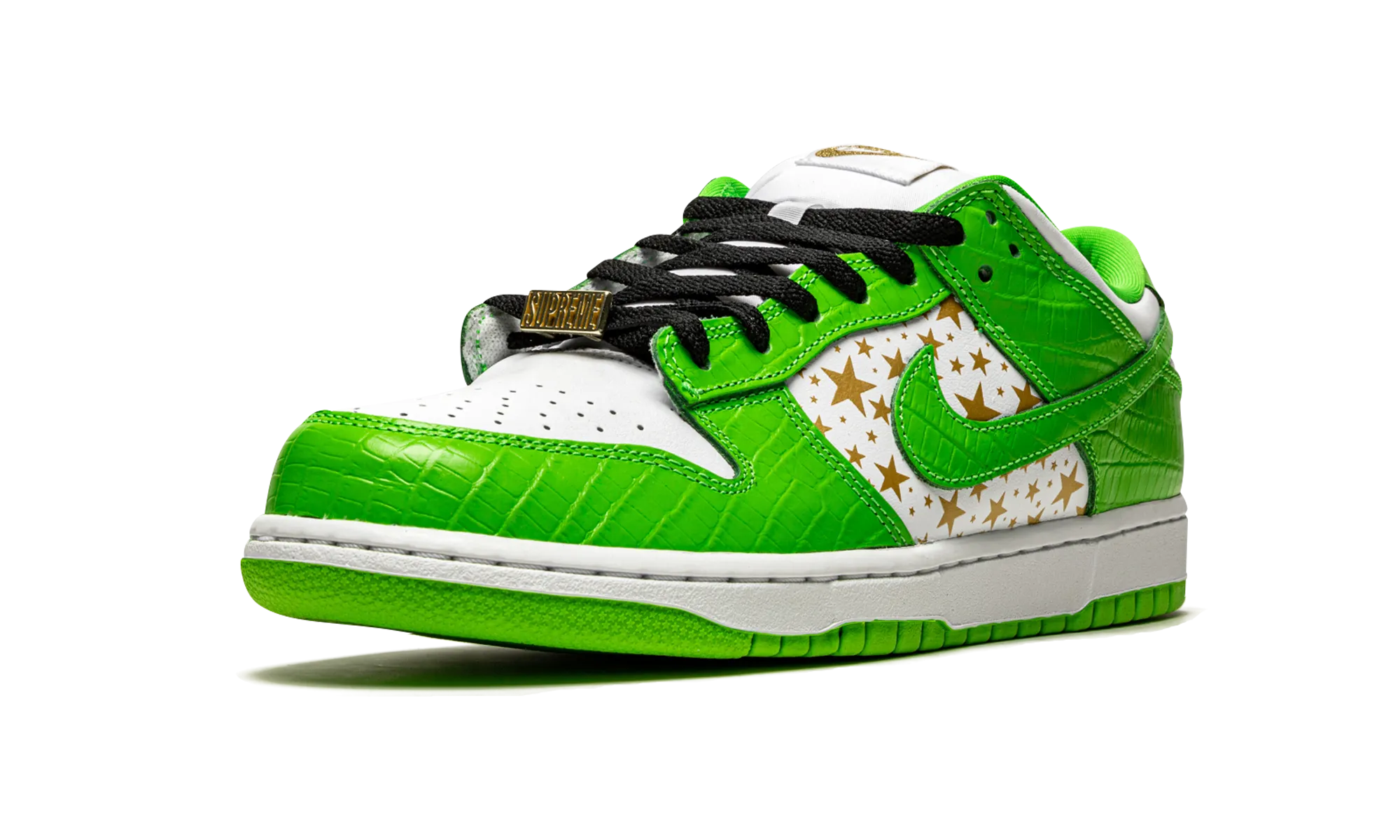 SB Dunk Low "Supreme - Stars - Mean Green" nike breathable mens trainers