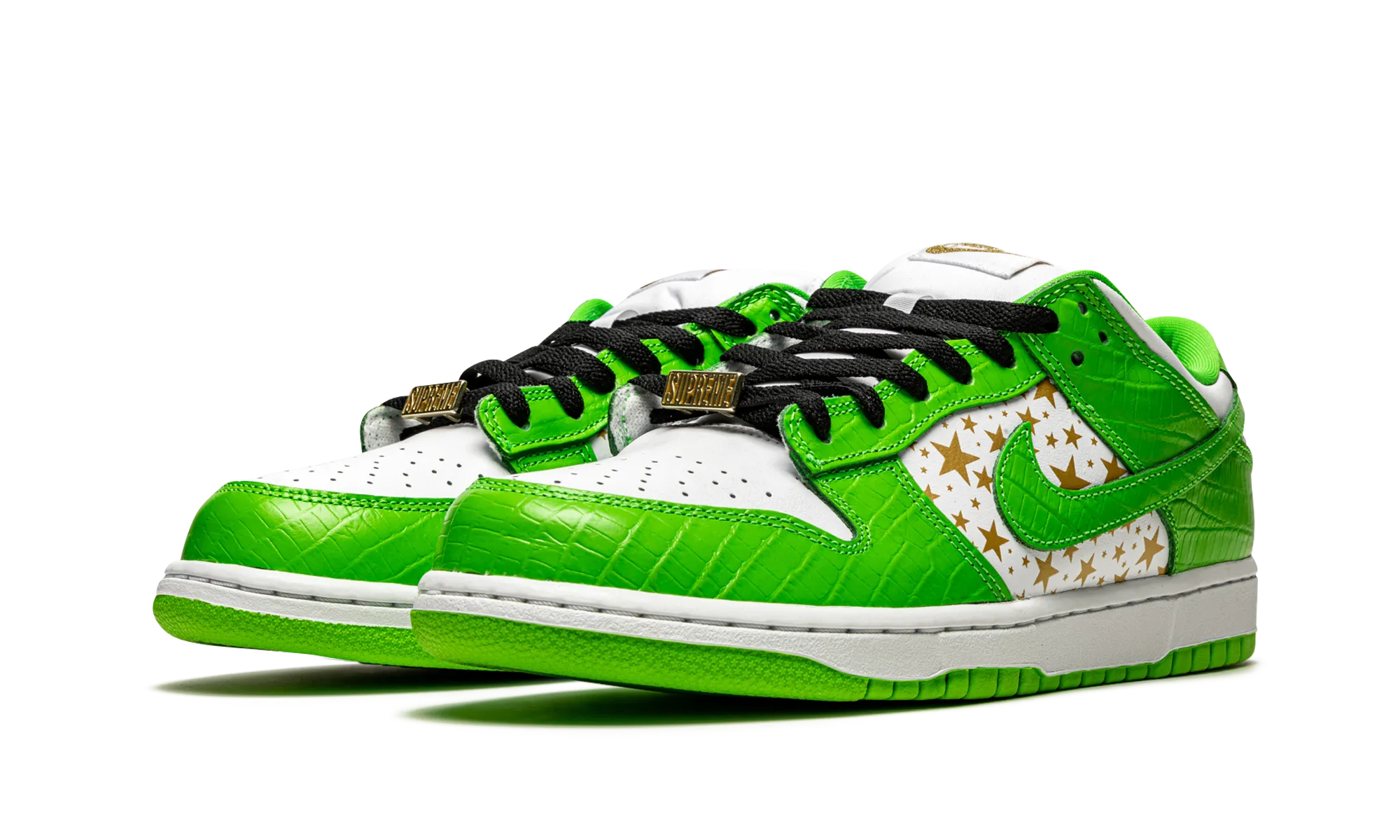 SB Dunk Low "Supreme - Stars - Mean Green" nike breathable mens trainers