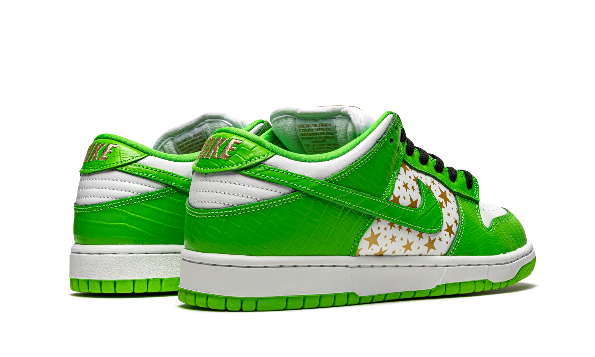 SB Dunk Low "Supreme - Stars - Mean Green" nike breathable mens trainers