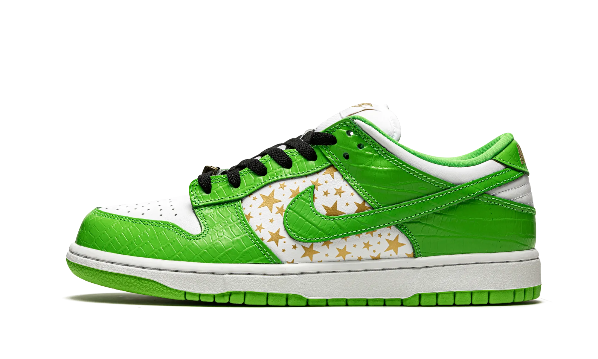 SB Dunk Low "Supreme - Stars - Mean Green" Nike Mens sneakers