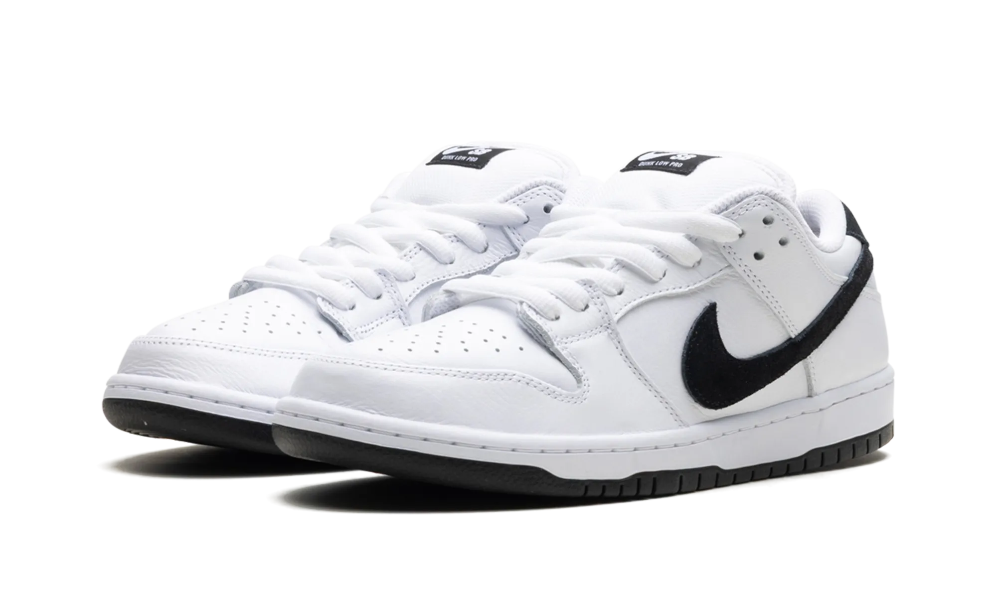 SB Dunk Low "White Black" nike breathable mens trainers