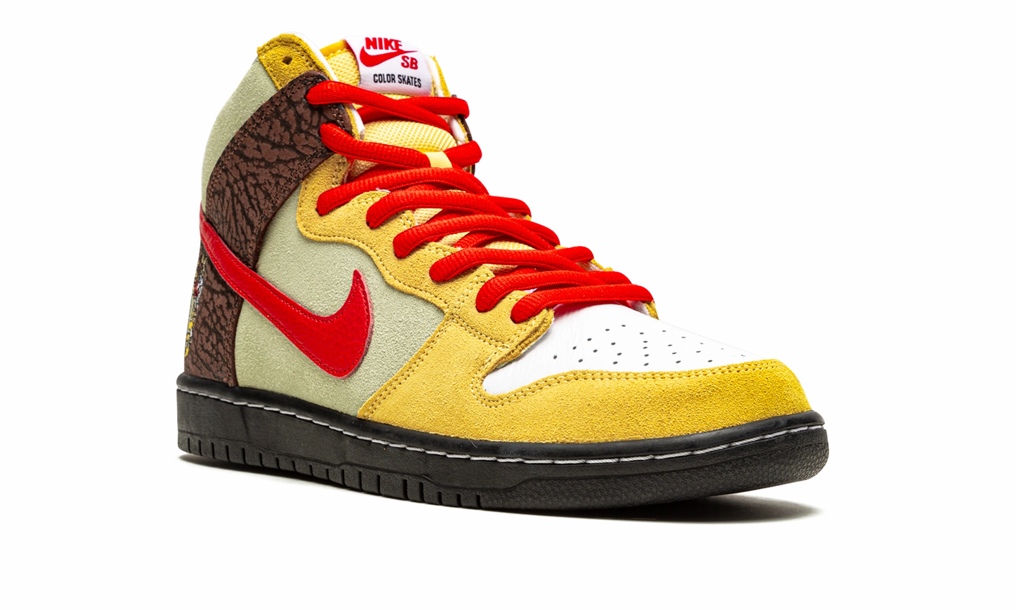 SB Dunk High "Color Skates - Kebab and Destroy" nike sb dunk skateboarding shoes