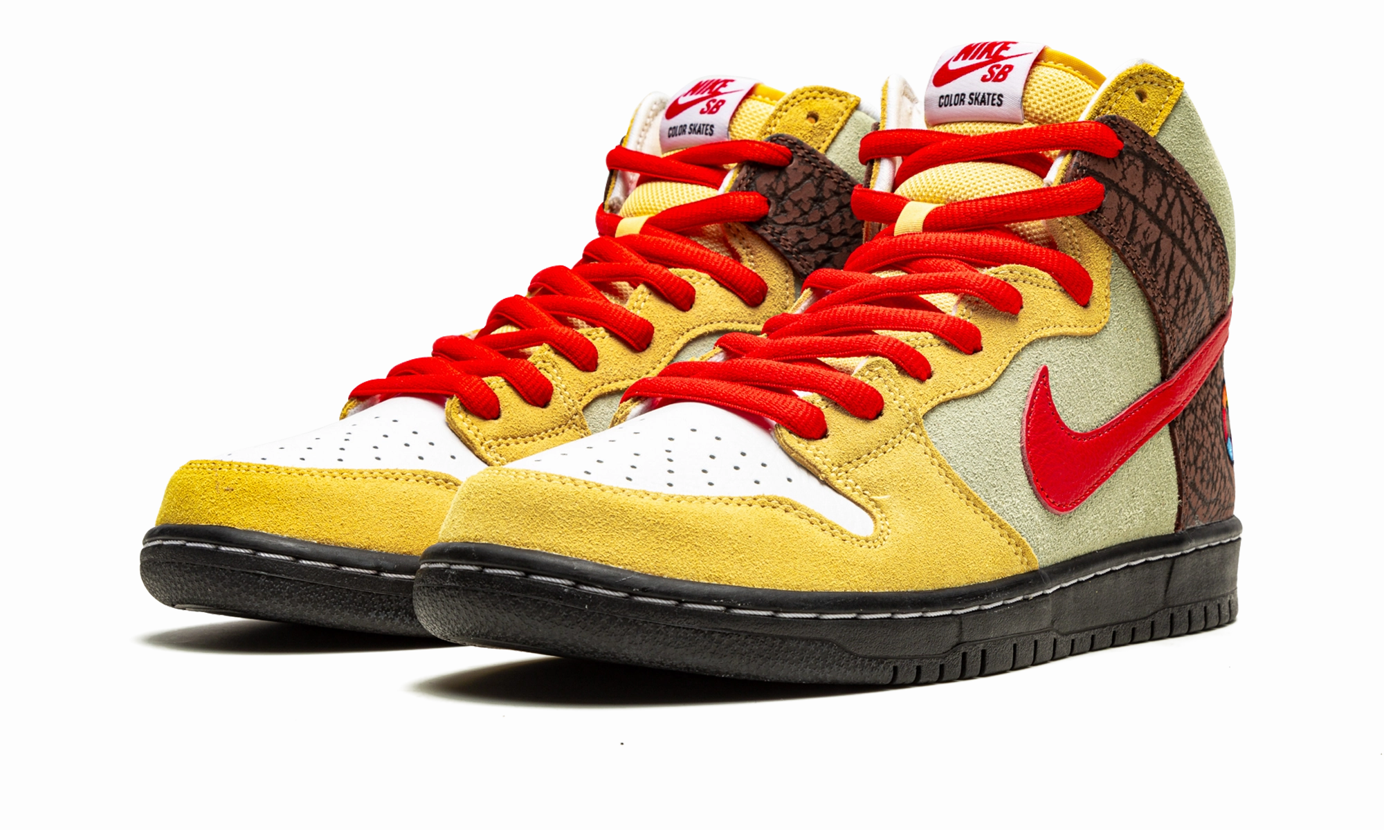 SB Dunk High "Color Skates - Kebab and Destroy" nike sb dunk skateboarding shoes