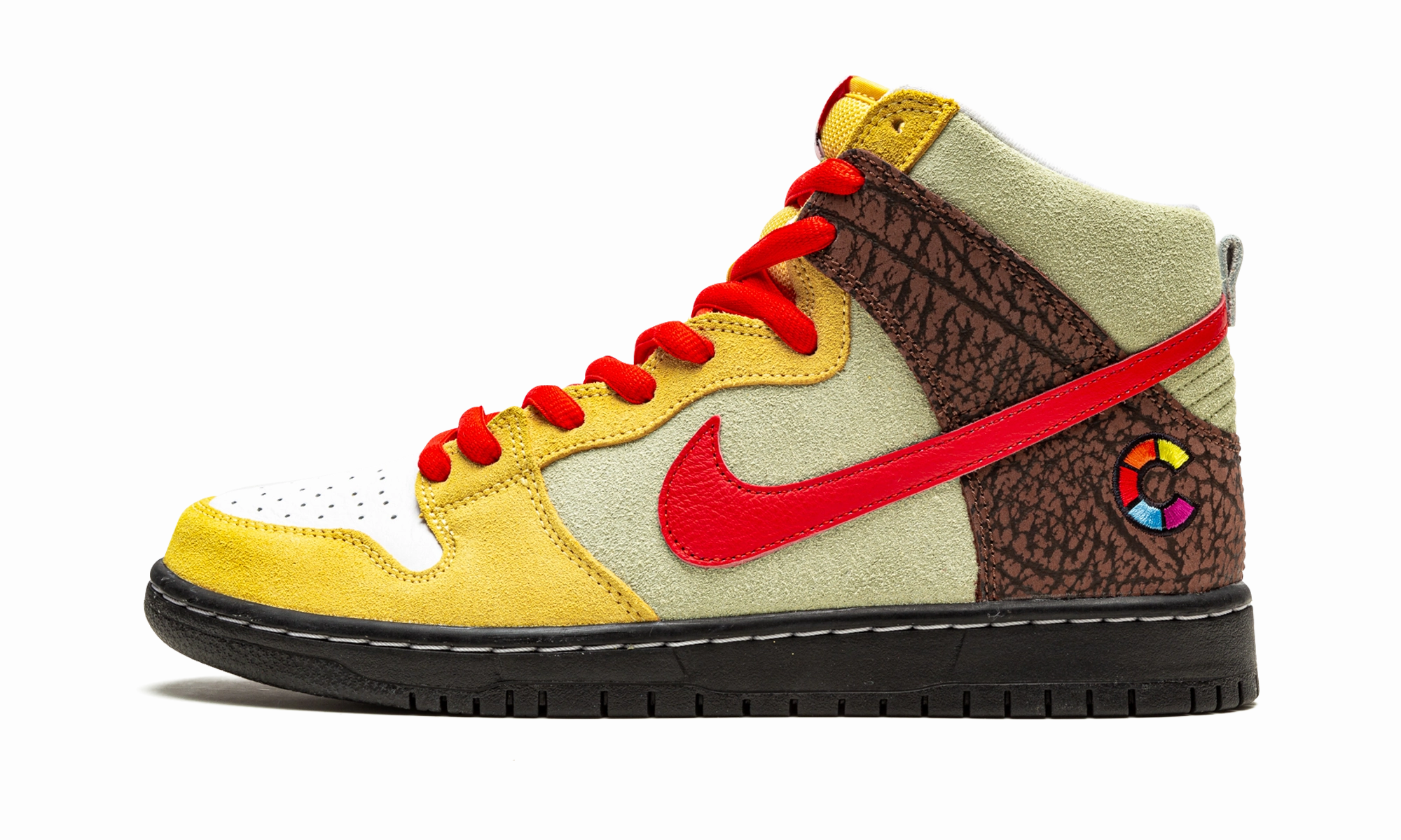 SB Dunk High "Color Skates - Kebab and Destroy" nike sb dunk skateboarding shoes