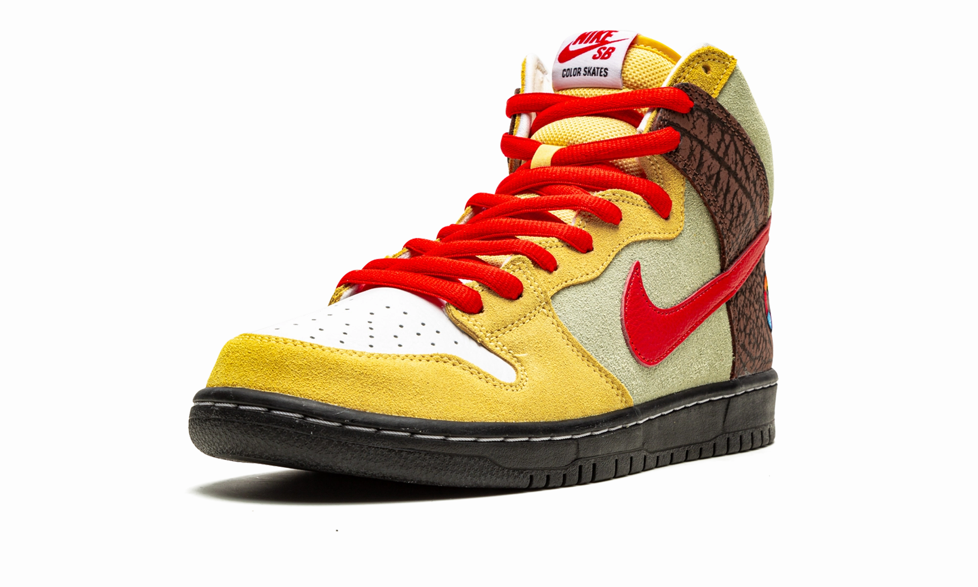 SB Dunk High "Color Skates - Kebab and Destroy" nike sb dunk skateboarding shoes