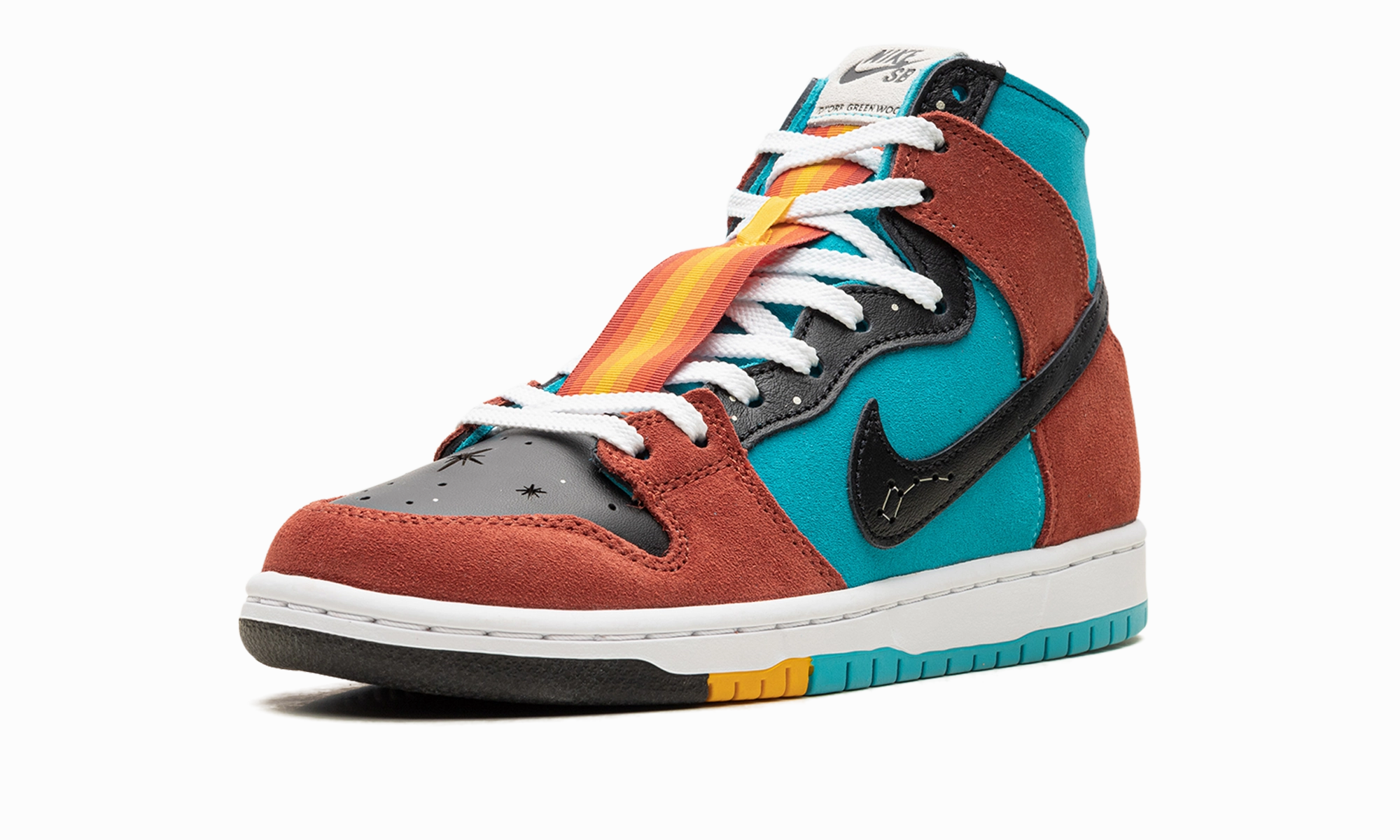 SB Dunk High "Di'orr Greenwood" nike sb dunk skateboarding shoes