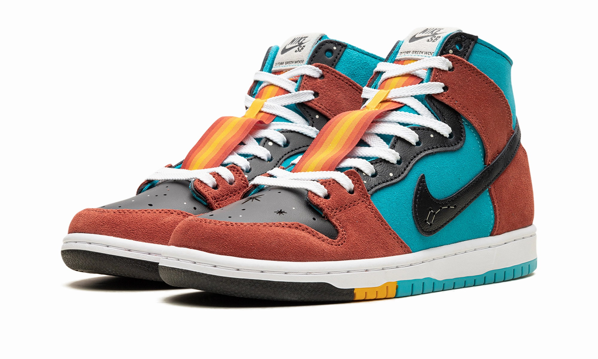 SB Dunk High "Di'orr Greenwood" nike sb dunk skateboarding shoes