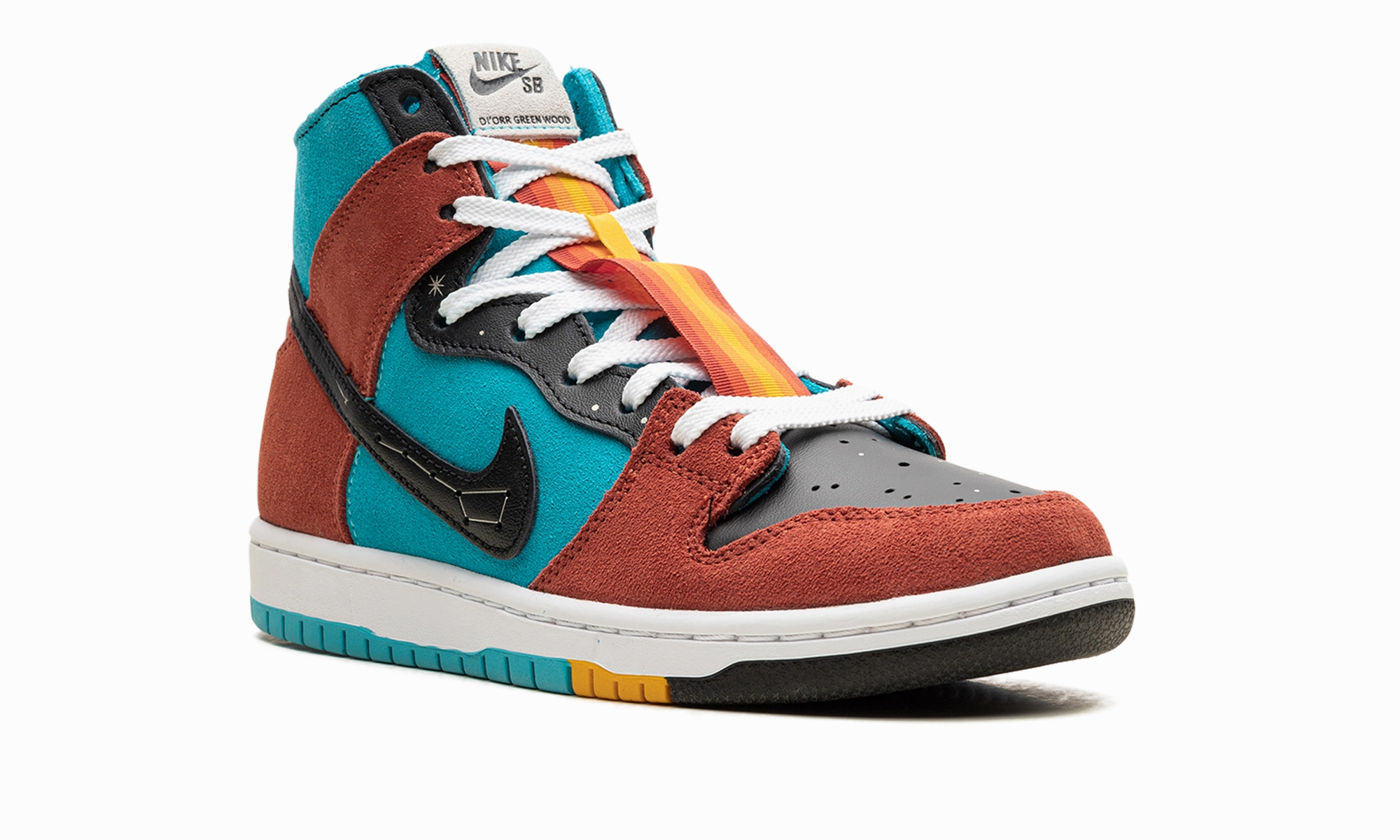 SB Dunk High "Di'orr Greenwood" nike sb dunk skateboarding shoes
