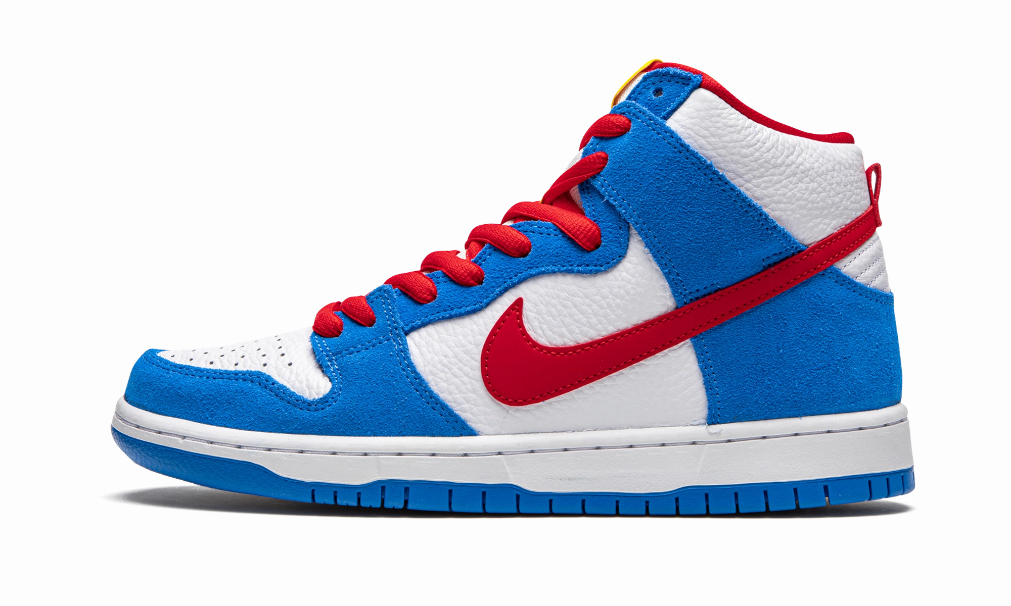 SB Dunk High "Doraemon" nike sb dunk skateboarding shoes