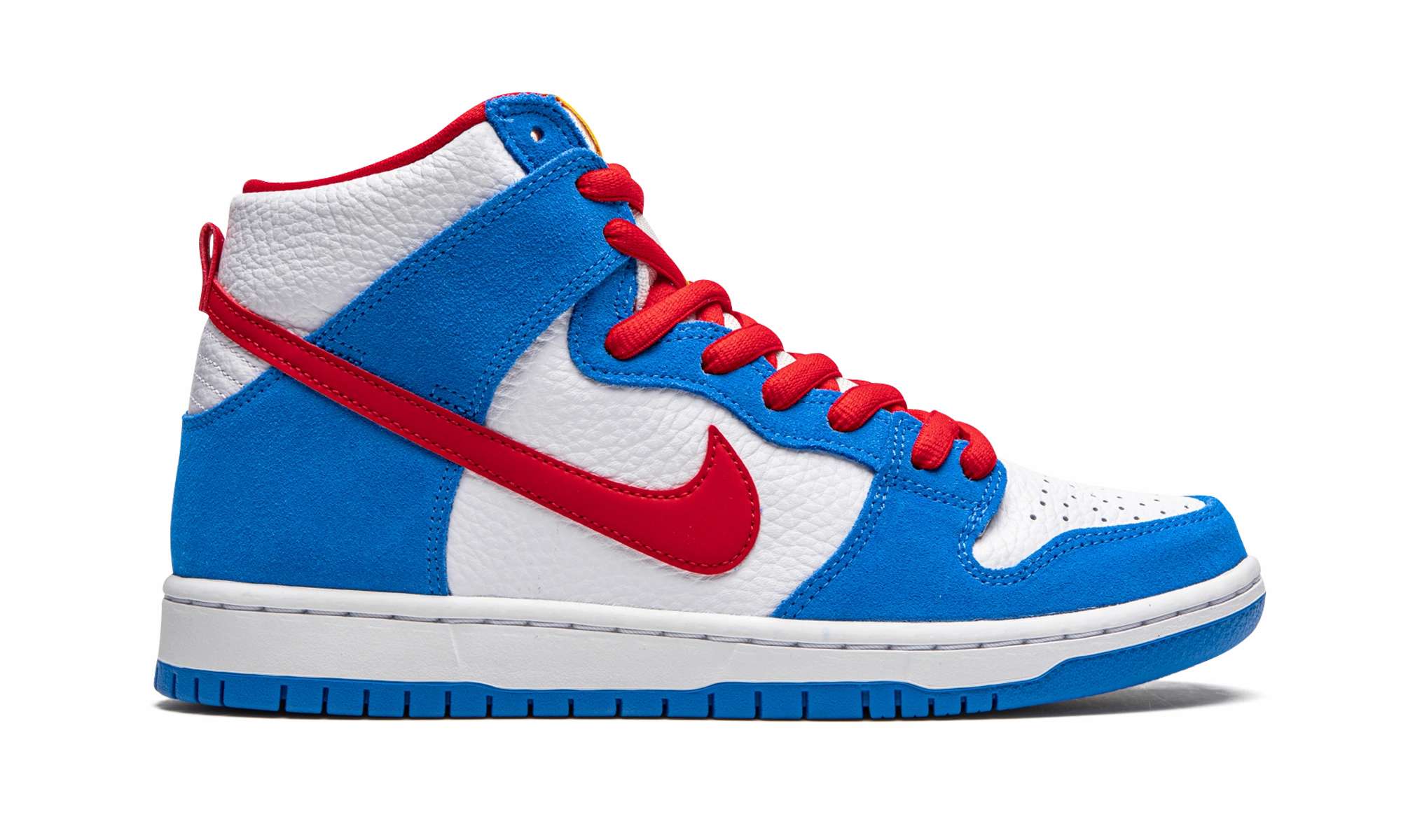 SB Dunk High "Doraemon" nike sb dunk skateboarding shoes