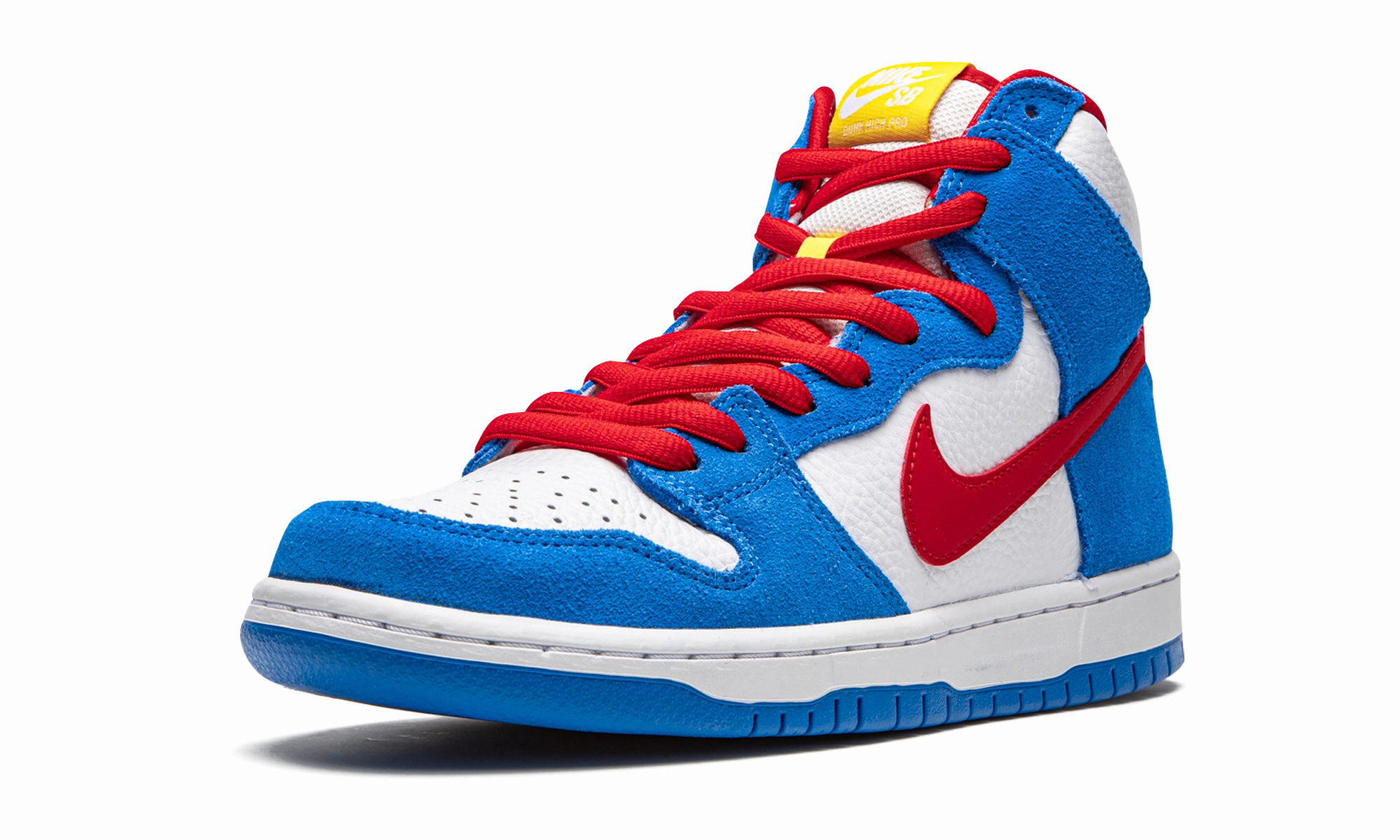 SB Dunk High "Doraemon" nike sb dunk skateboarding shoes