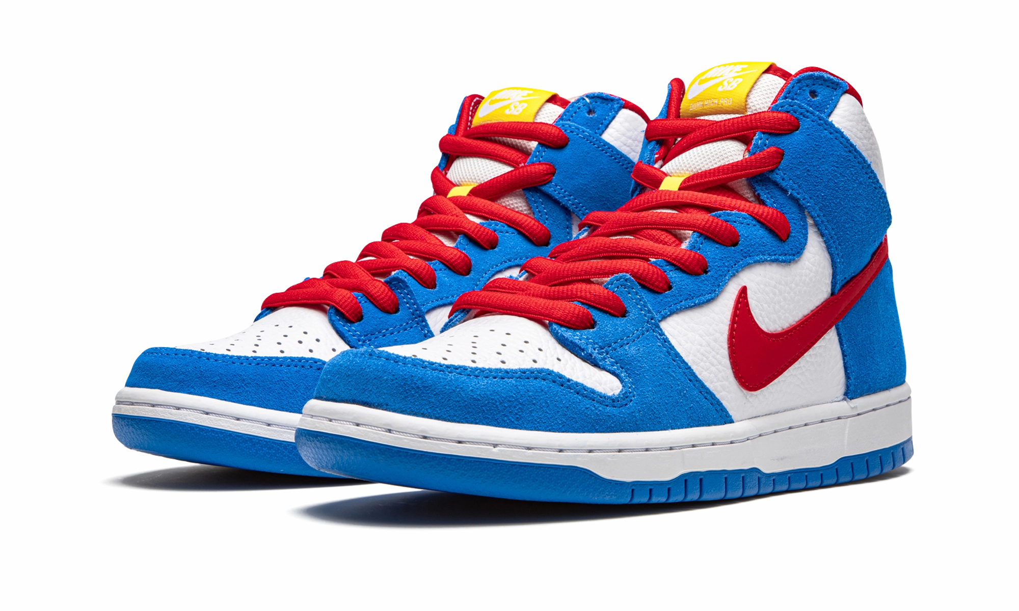 SB Dunk High "Doraemon" nike sb dunk skateboarding shoes