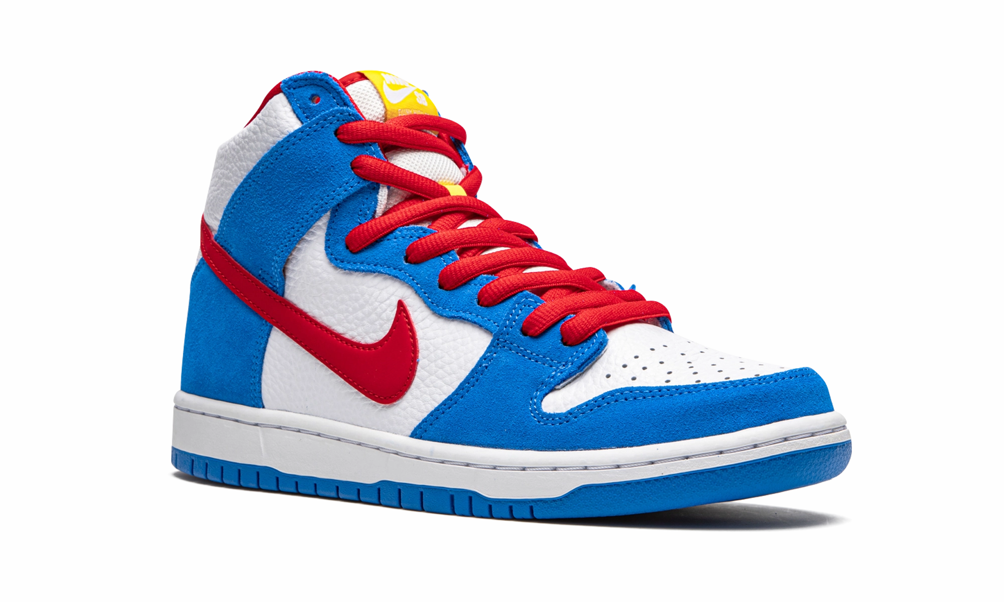 SB Dunk High "Doraemon" nike sb dunk skateboarding shoes